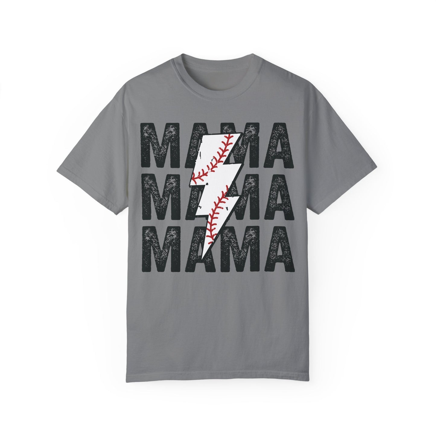 Comfort Colors Baseball Mama Shirt