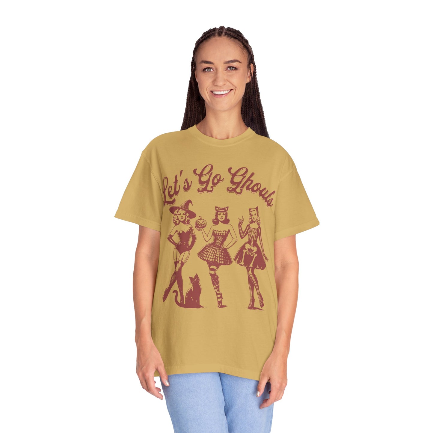Lets Go Ghouls Witches Shirt - Spooky Girls Comfort Colors T-shirt