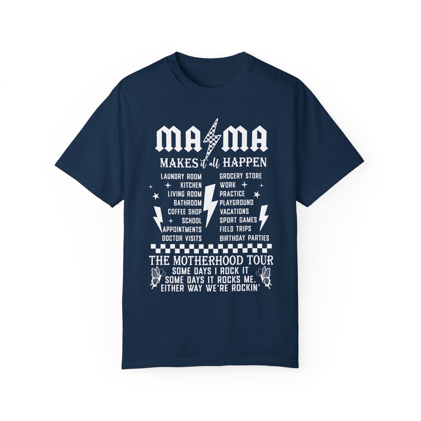 Funny Mama Summer Shirt | Humorous Mom Apparel True Navy