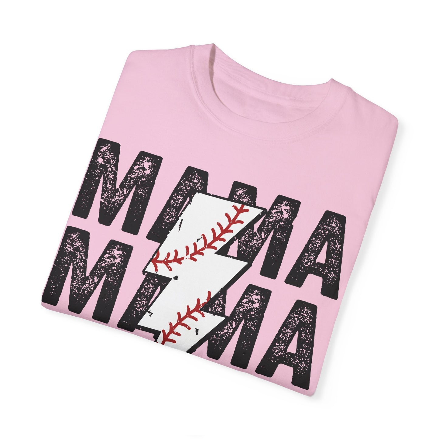 Comfort Colors Baseball Mama Shirt Blossom