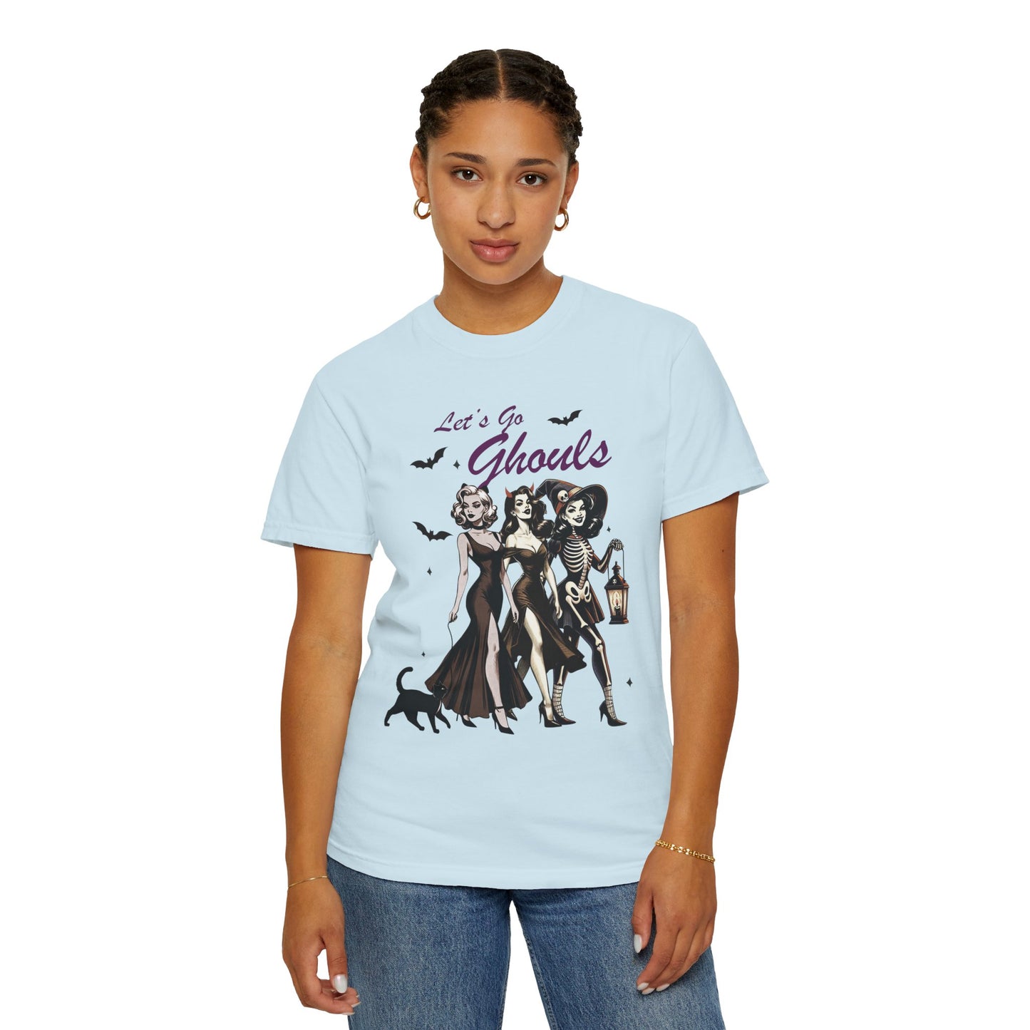 Halloween Witch Let's Go Ghouls Shirt