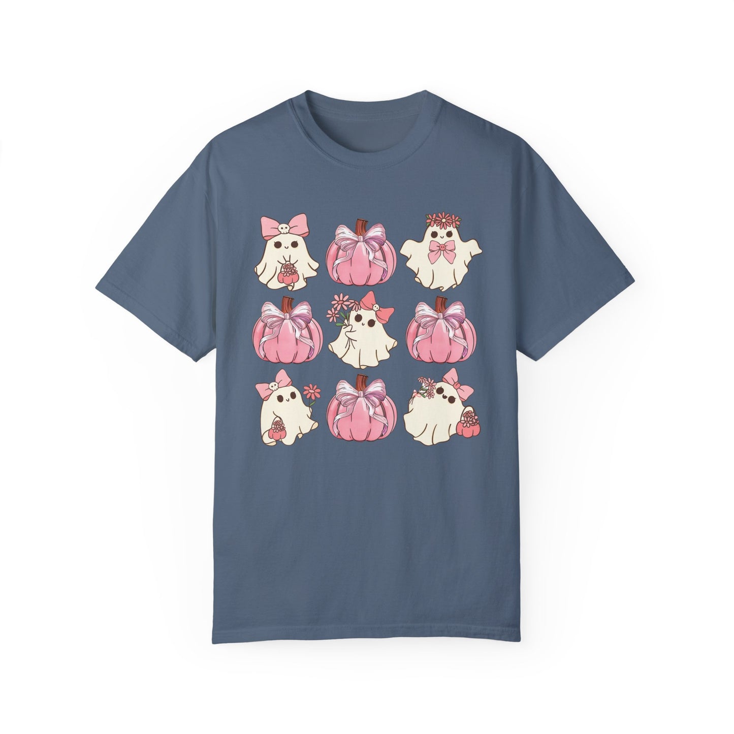Halloween Coquette Pink Pumpkin Shirt Blue Jean