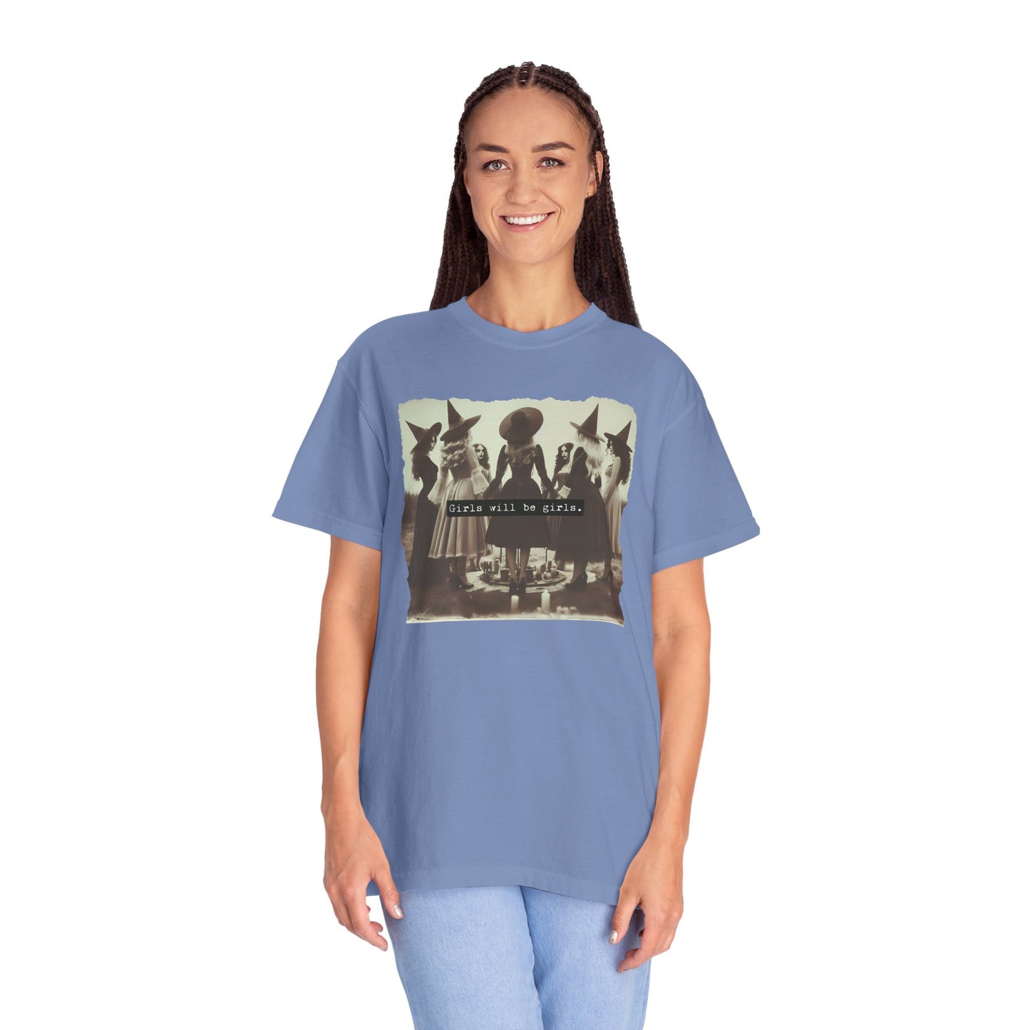Girls Will Be Girls Shirt, Funny Feminist Comfort Colors Tee, Female Feminist Shirt