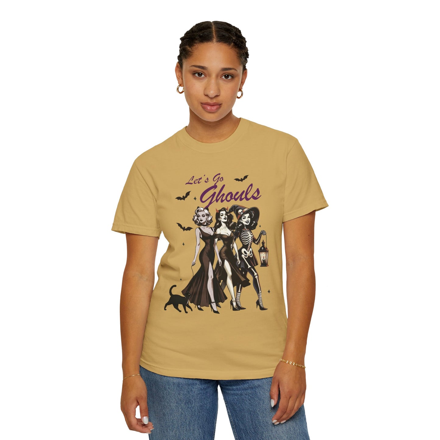 Halloween Witch Let's Go Ghouls Shirt