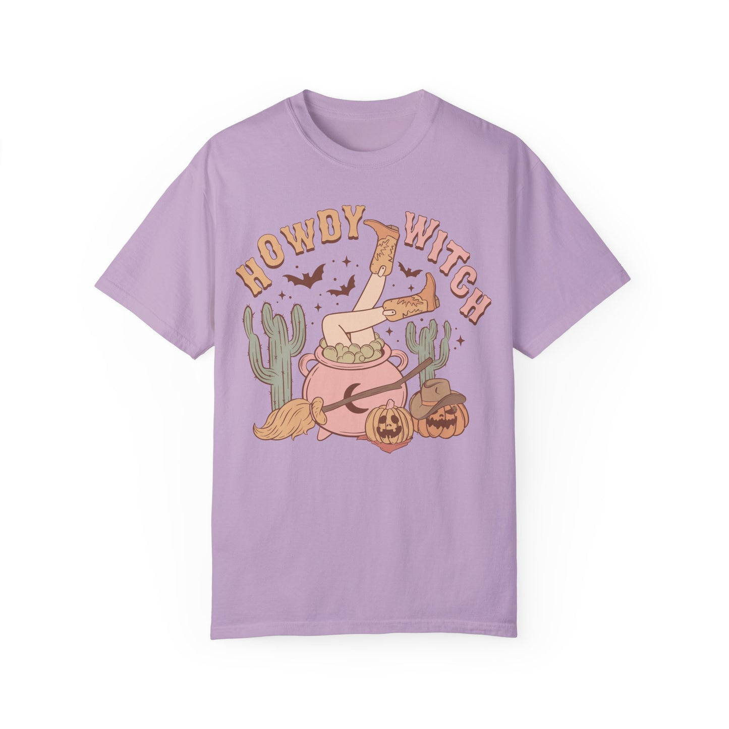 Howdy Witch Halloween Shirt | Spooky Witchy Apparel Orchid