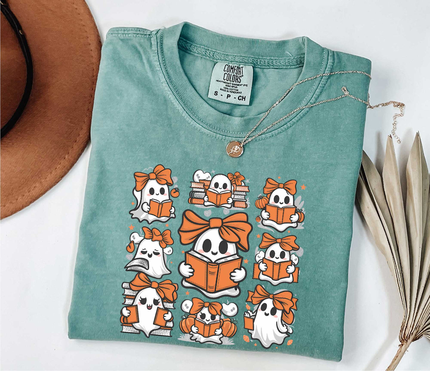 Ghost Reading Shirt, Teacher Halloween Shirt