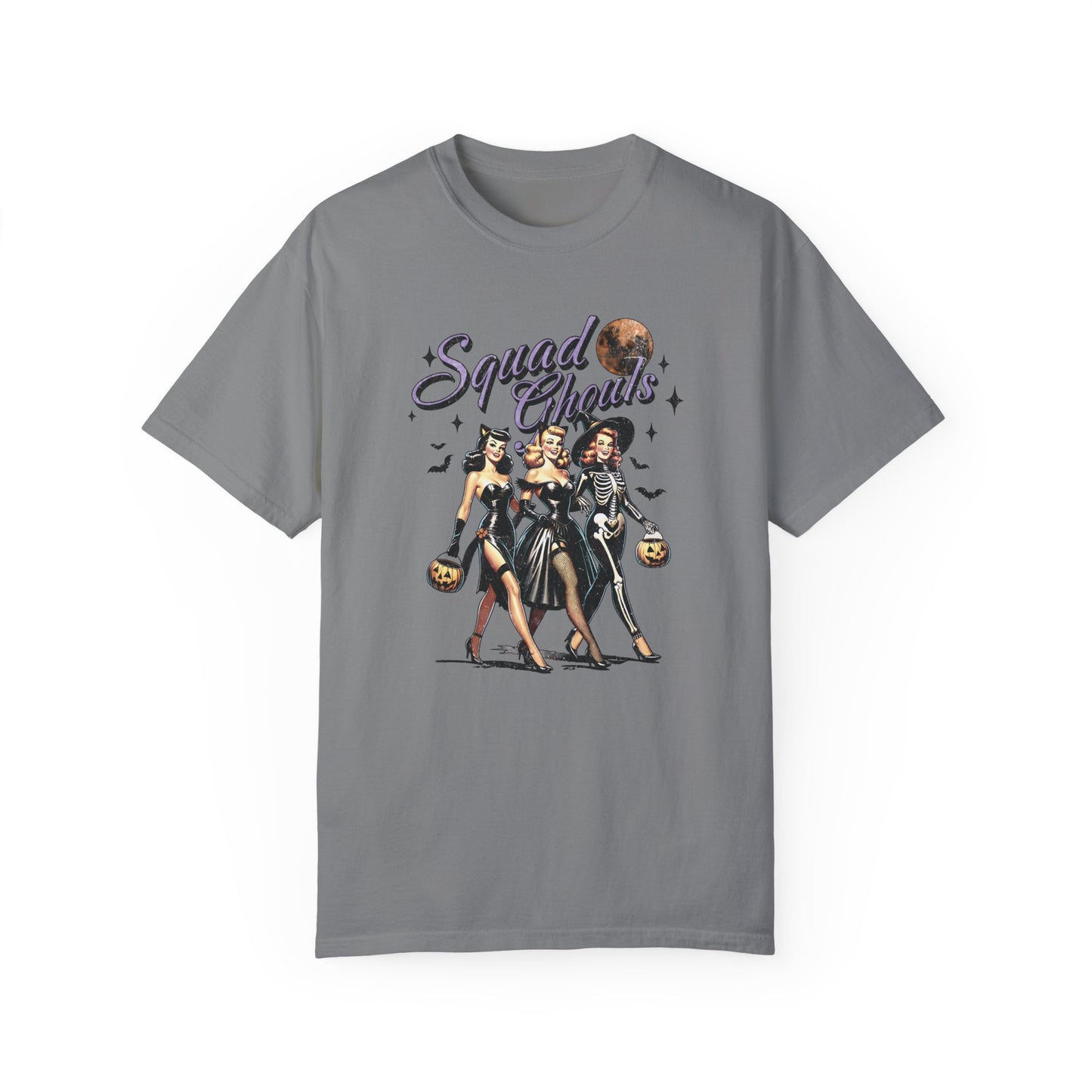 Squad Ghouls Shirt - Vintage Halloween Shirt Grey