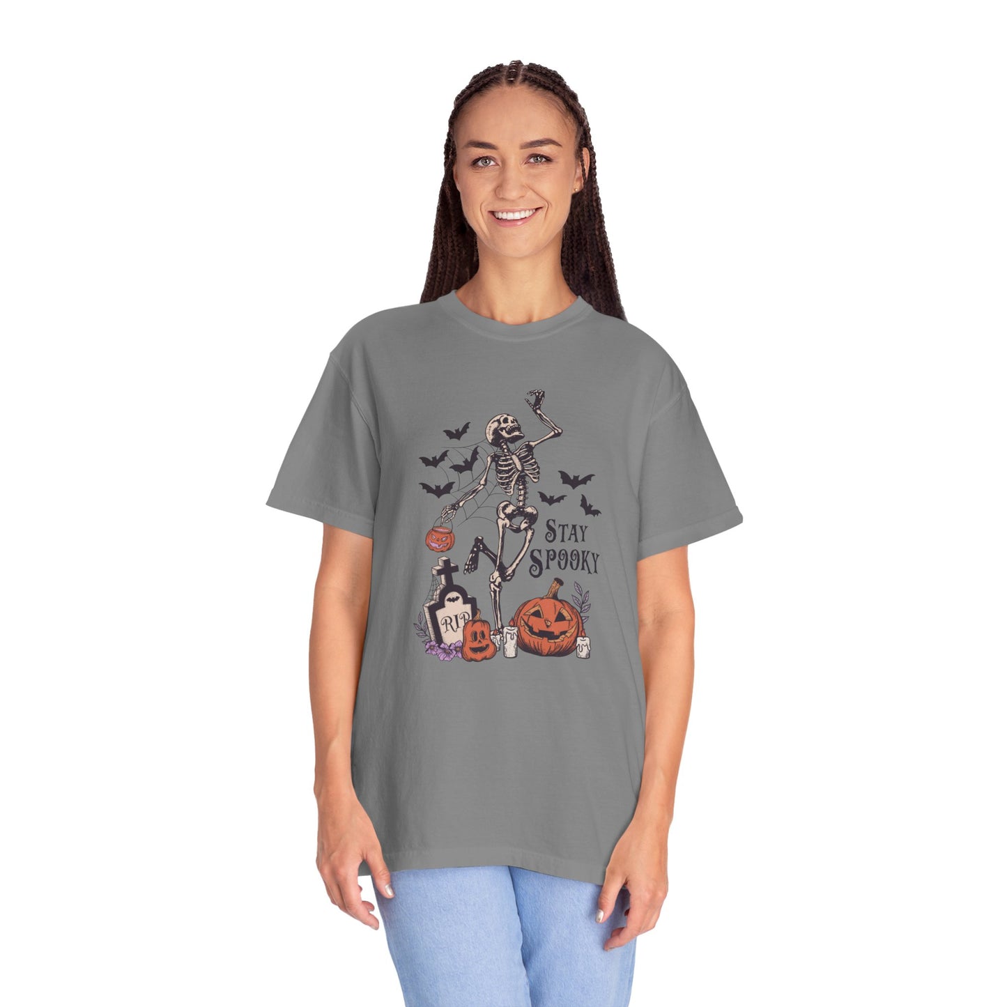 Comfort Colors® Dancing Skeleton Shirt - Stay Spooky Shirt