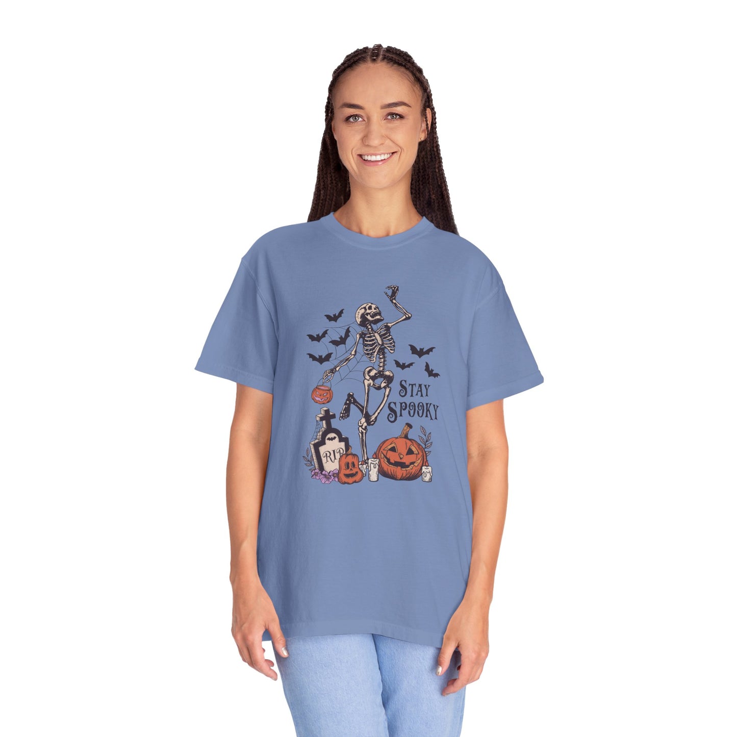 Comfort Colors® Dancing Skeleton Shirt - Stay Spooky Shirt
