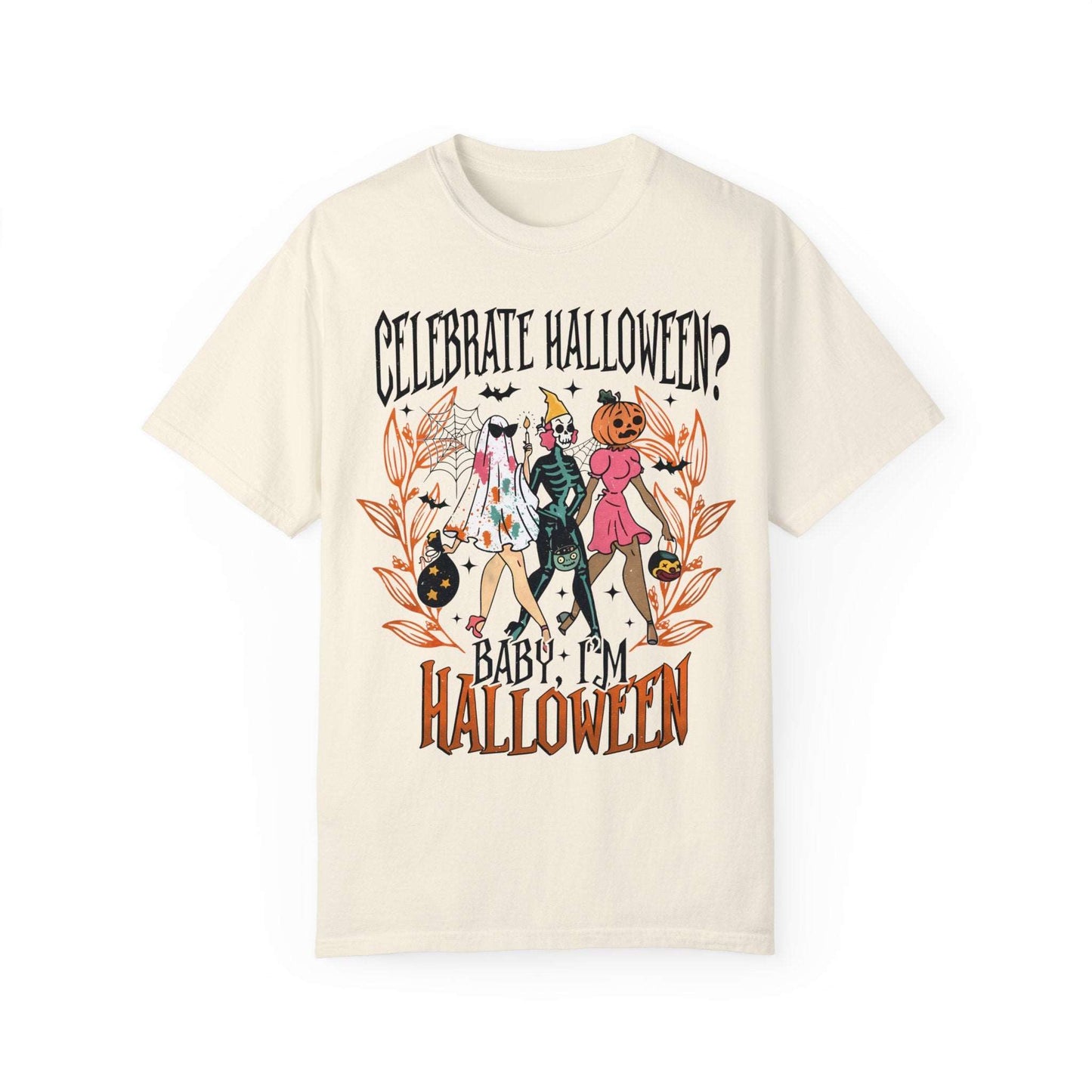 Celebrate Halloween Baby I'm Halloween Shirt - Spooky Season Gift Ivory