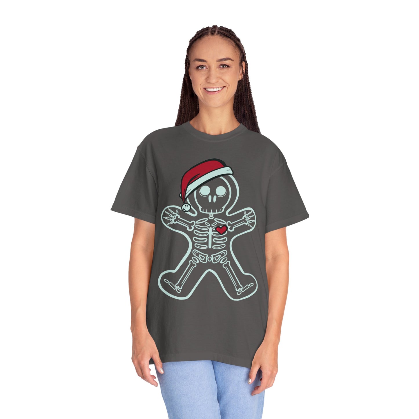 Gingerbread Man X-Ray Shirt | Funny Xmas X-Ray Technician Santa Hat Gift