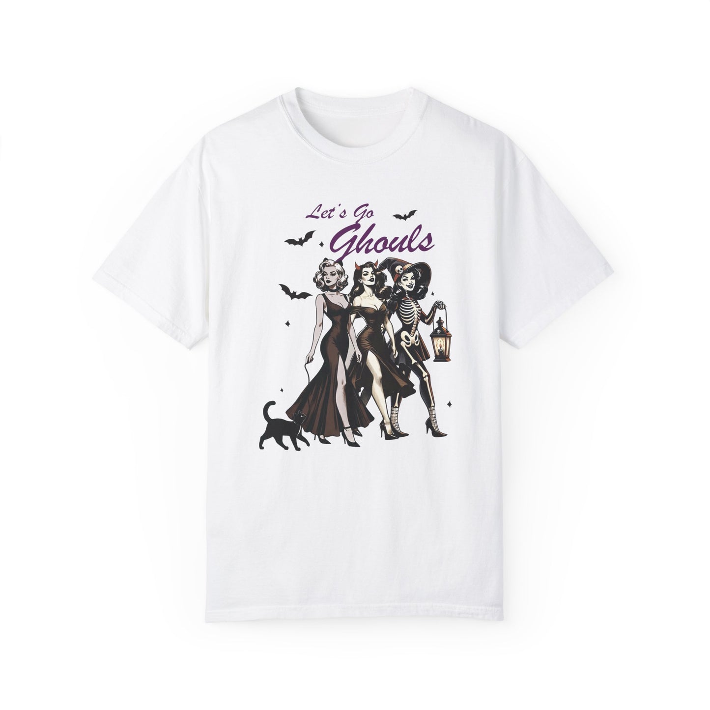 Halloween Girl Let's Go Ghouls Shirt White
