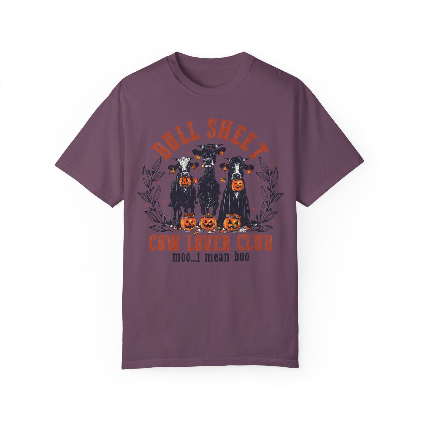 Bull Sheet Cow Lover Club Shirt Berry