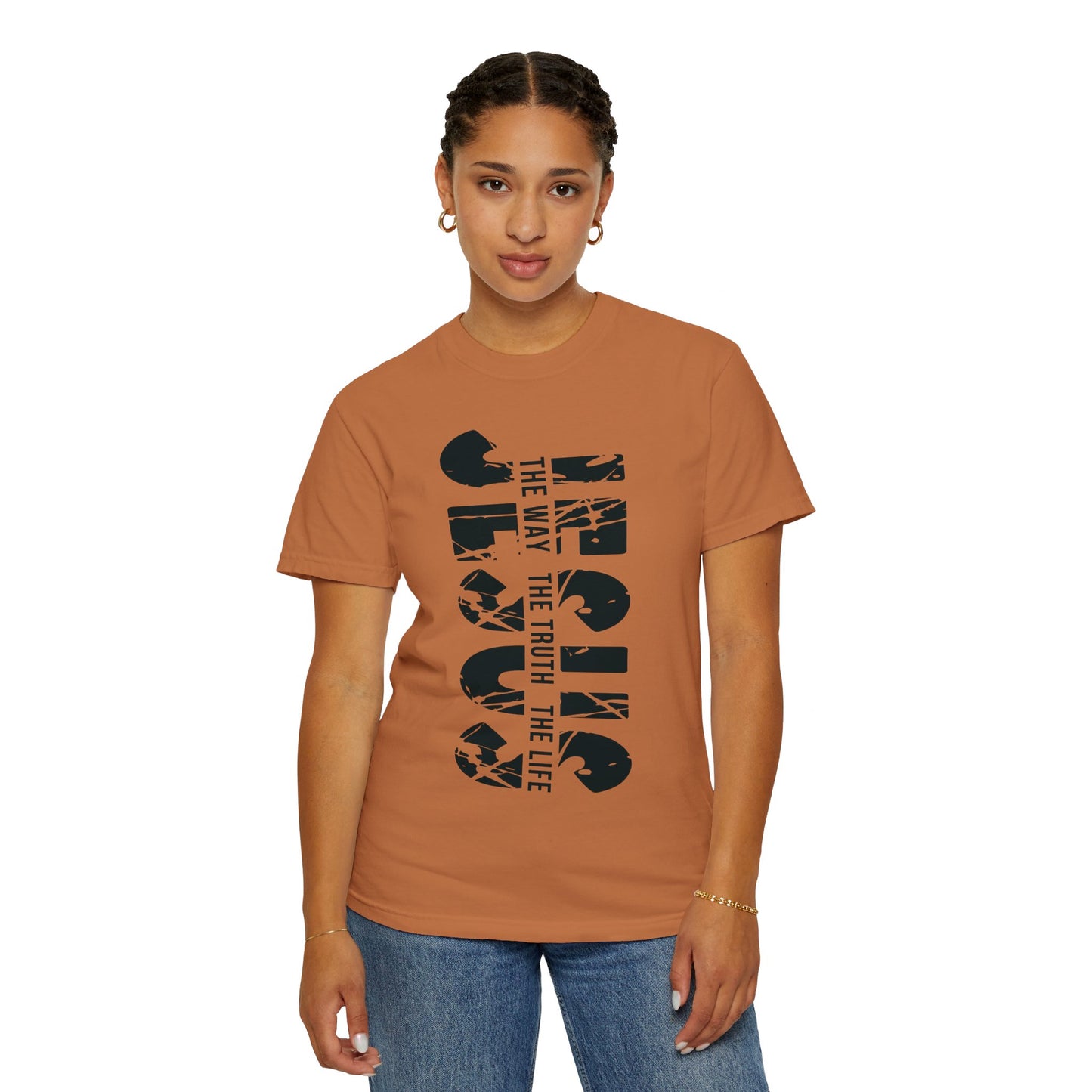 Jesus Shirt,Jesus The Way The Truth The Life Comfort Colors Shirt