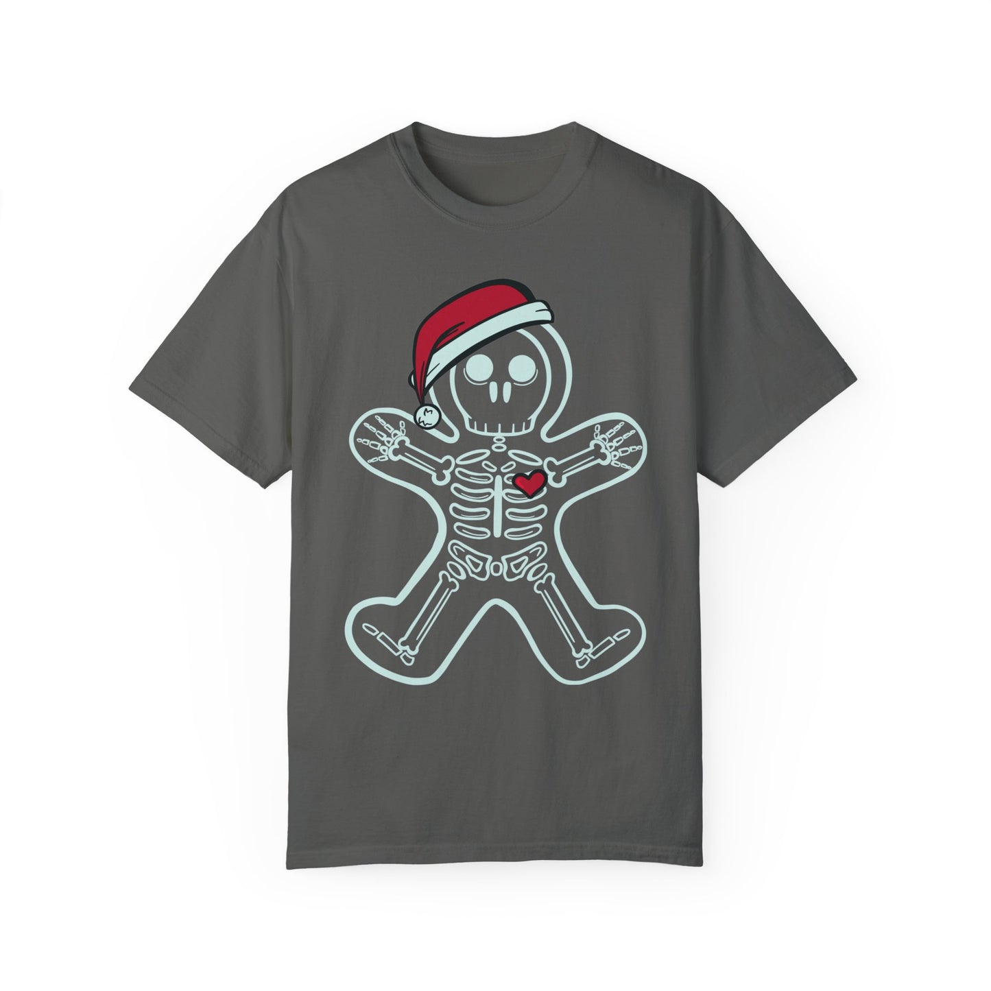 Gingerbread Man X-Ray Shirt | Funny Xmas X-Ray Technician Santa Hat Gift Pepper