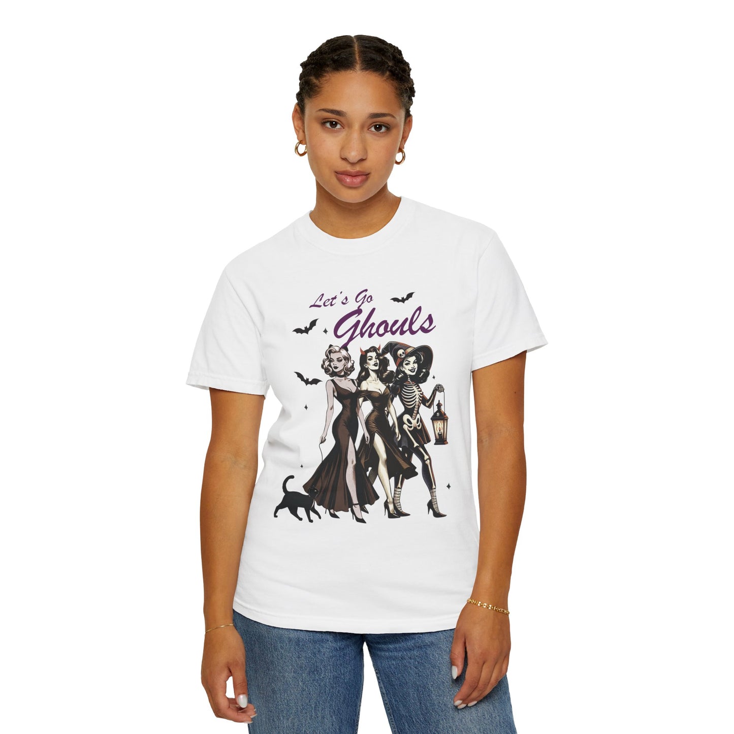 Halloween Witch Let's Go Ghouls Shirt