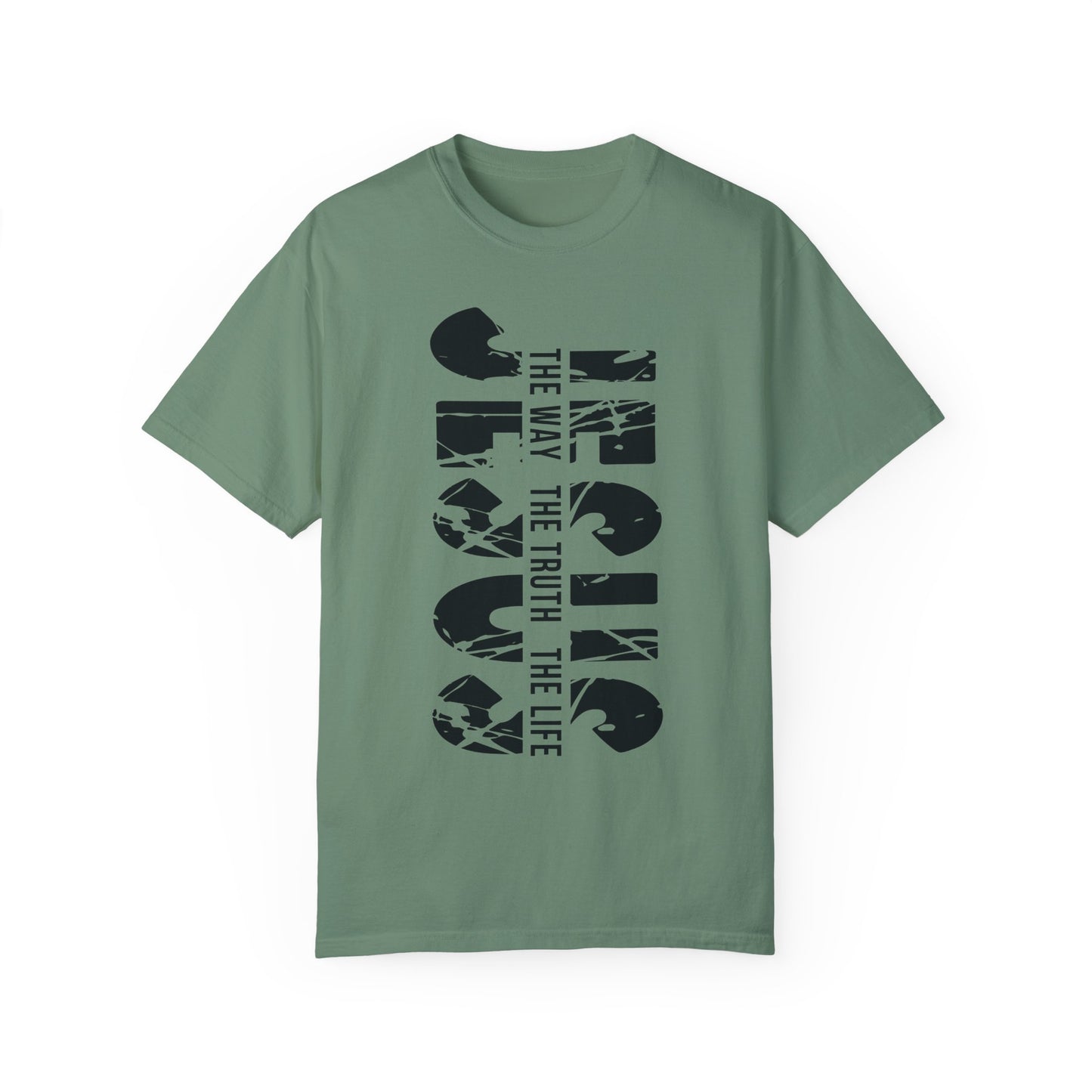 Jesus Shirt,Jesus The Way The Truth The Life Comfort Colors Shirt Light Green