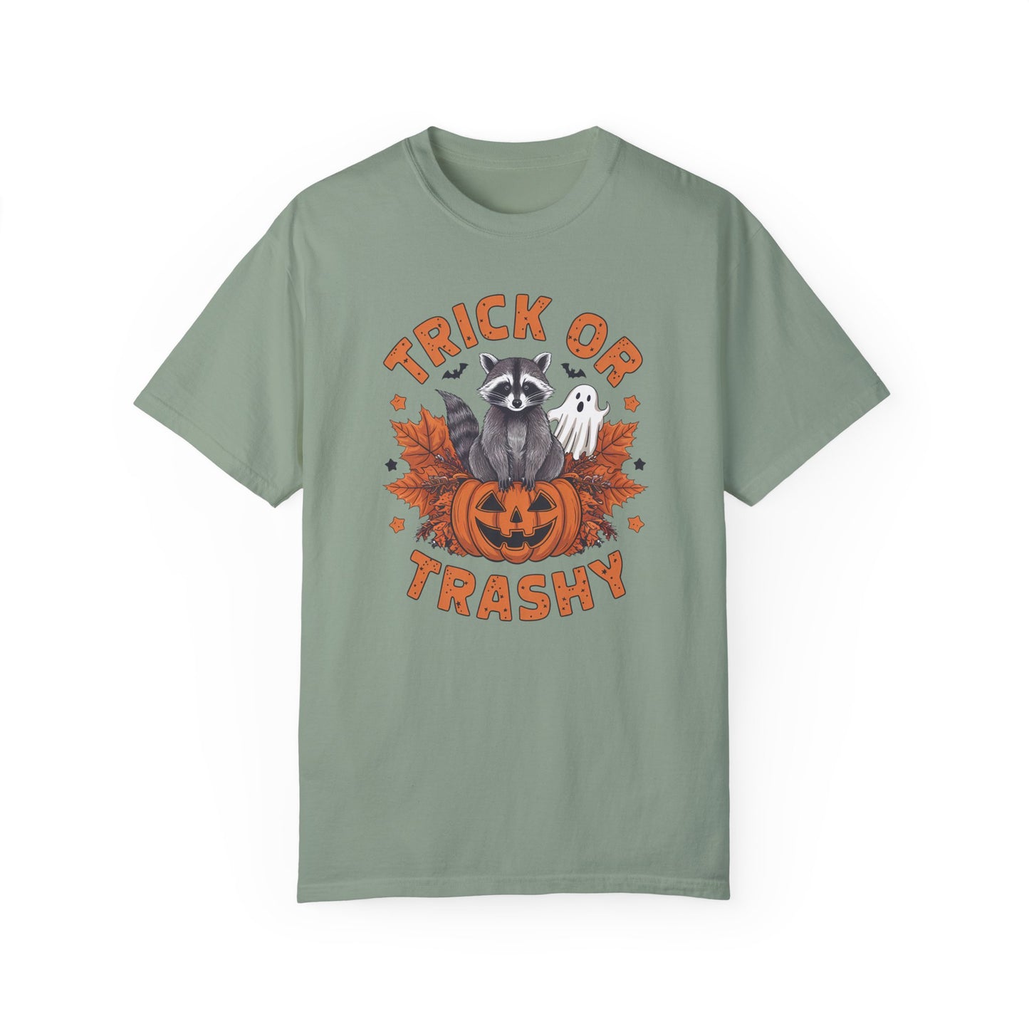 Trick or Trashy Shirt - Halloween Racoon Shirt Bay