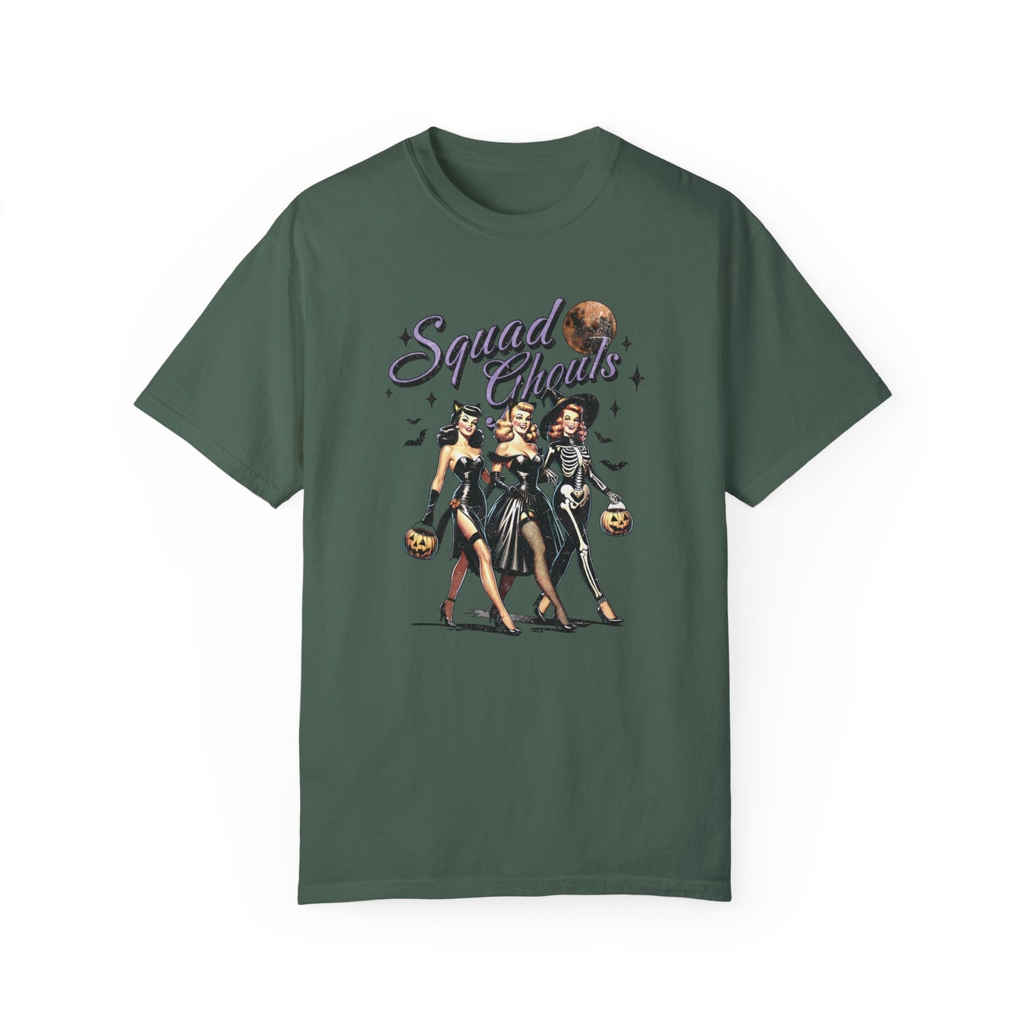 Squad Ghouls Shirt - Vintage Halloween Shirt Blue Spruce