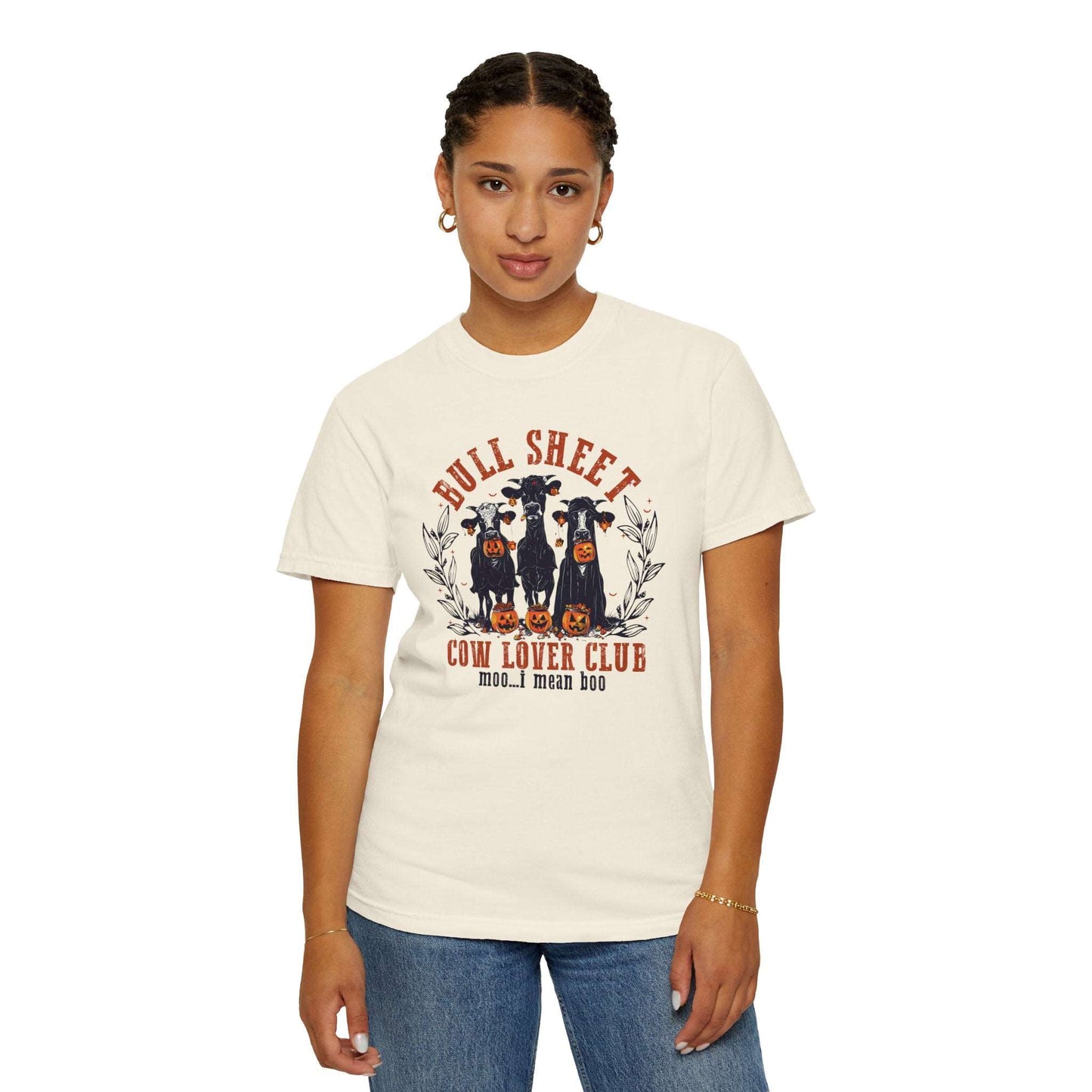 Bull Sheet Cow Lover Club Shirt, Spooky Cow Halloween