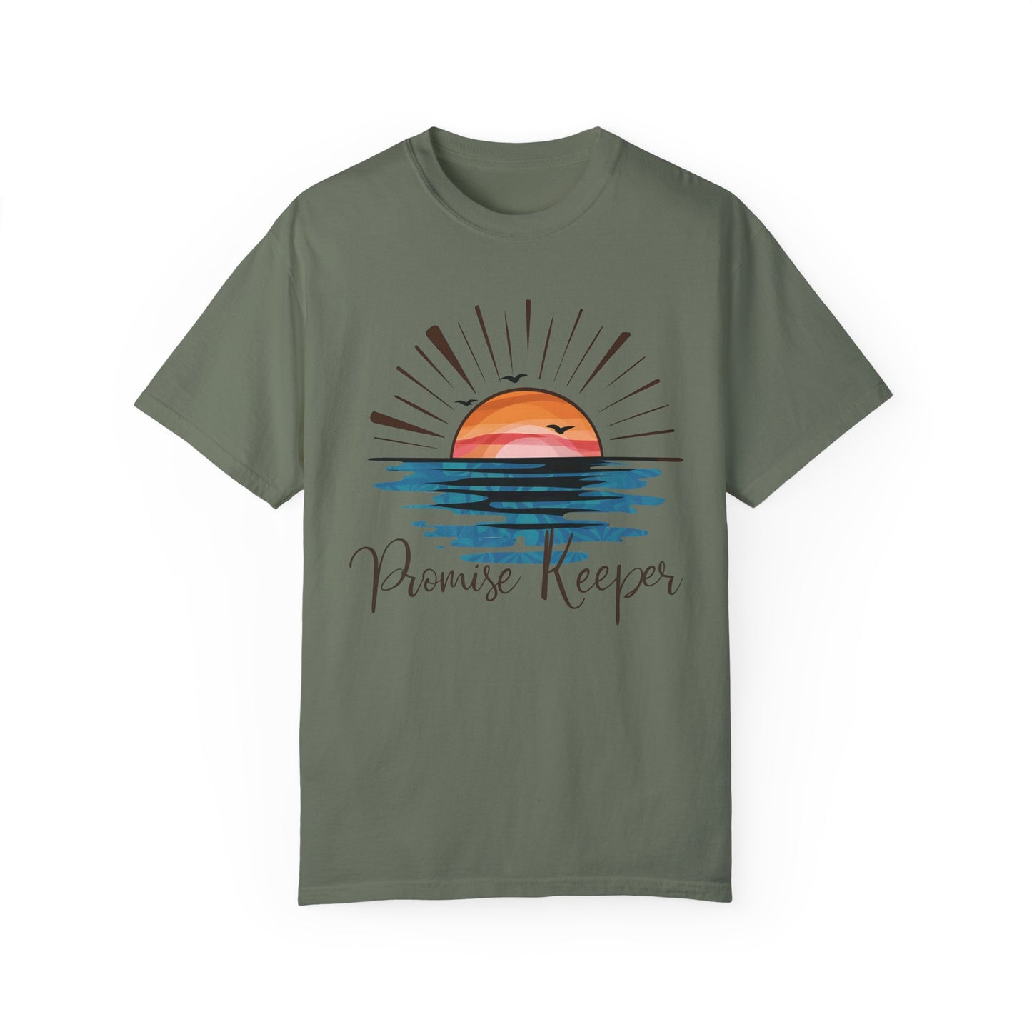 Promise Keeper Religious Bible Verse Jesus Lover Christian Shirt Moss