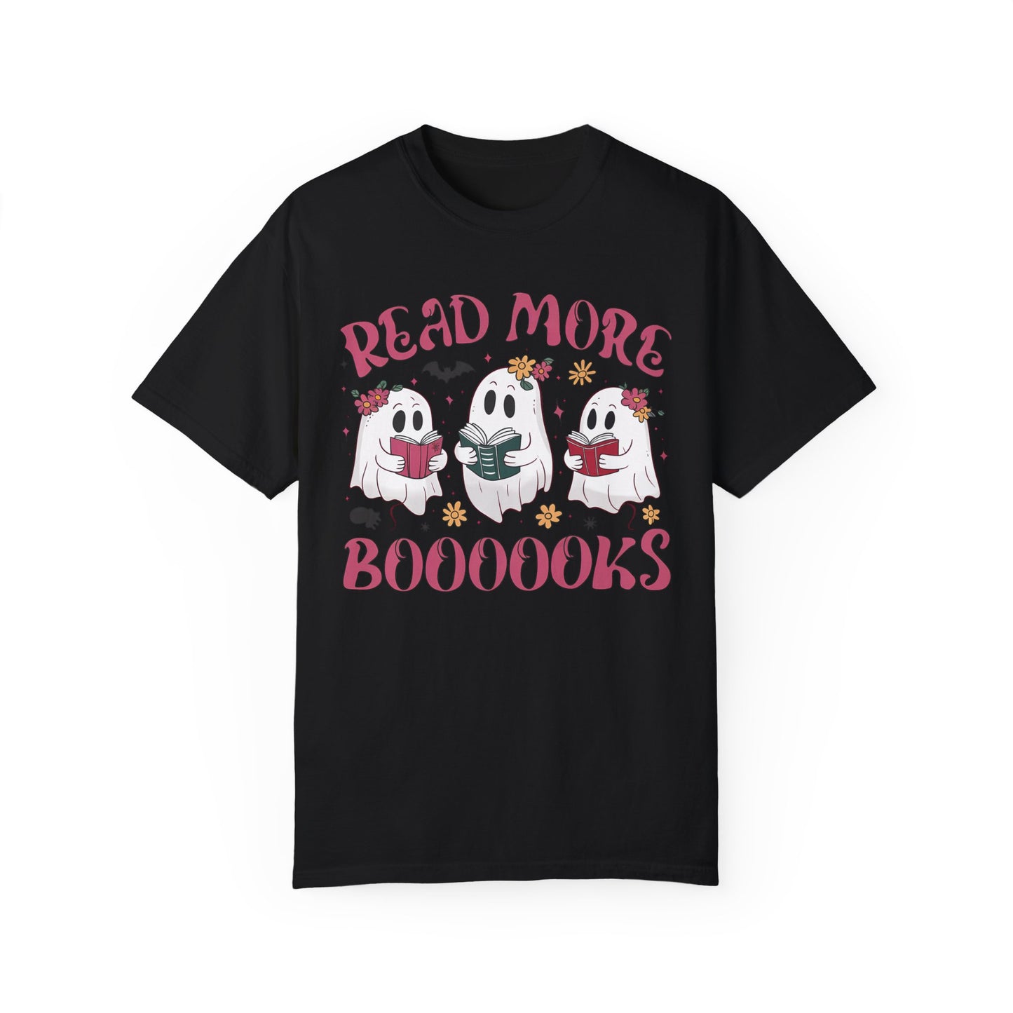 Ghost Reading Books Shirt Black