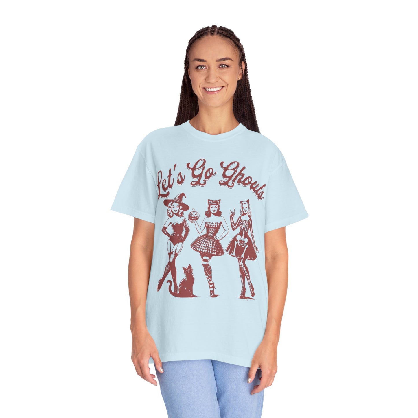 Lets Go Ghouls Witches Shirt - Spooky Girls Comfort Colors T-shirt