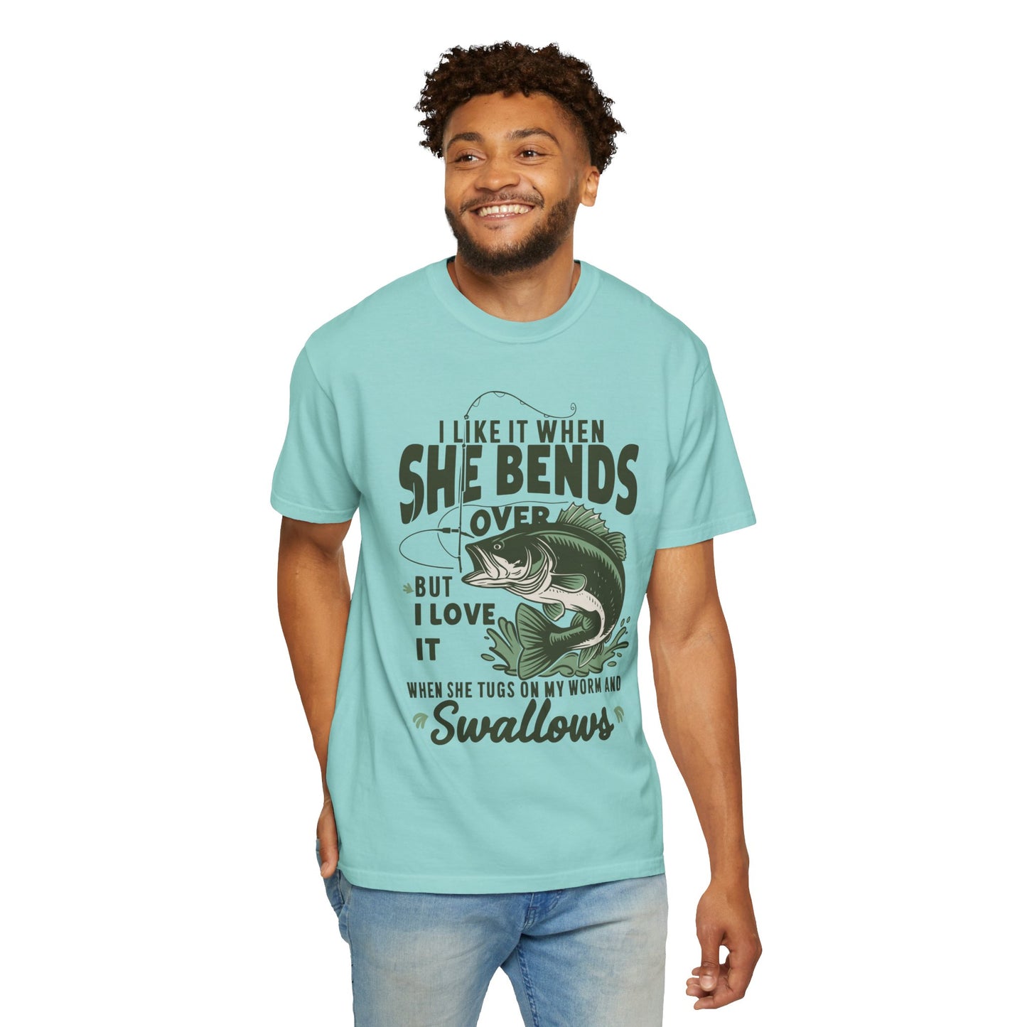 I Like It When She Bends Over Shirt - Fishing Shirt