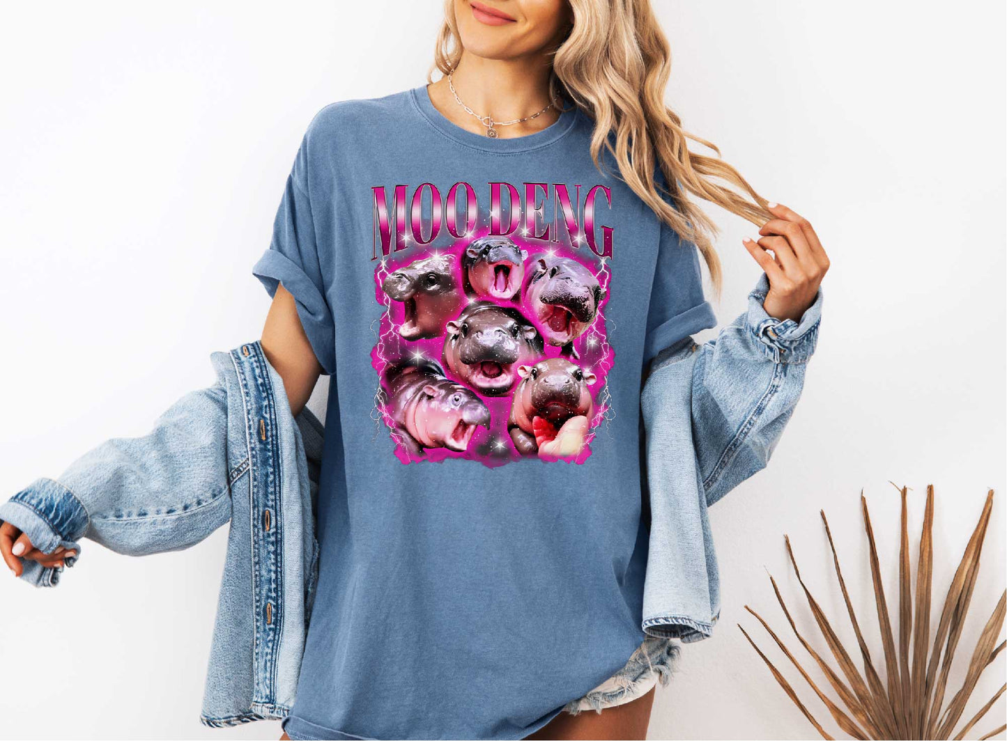 Moo Deng Memes T-shirt