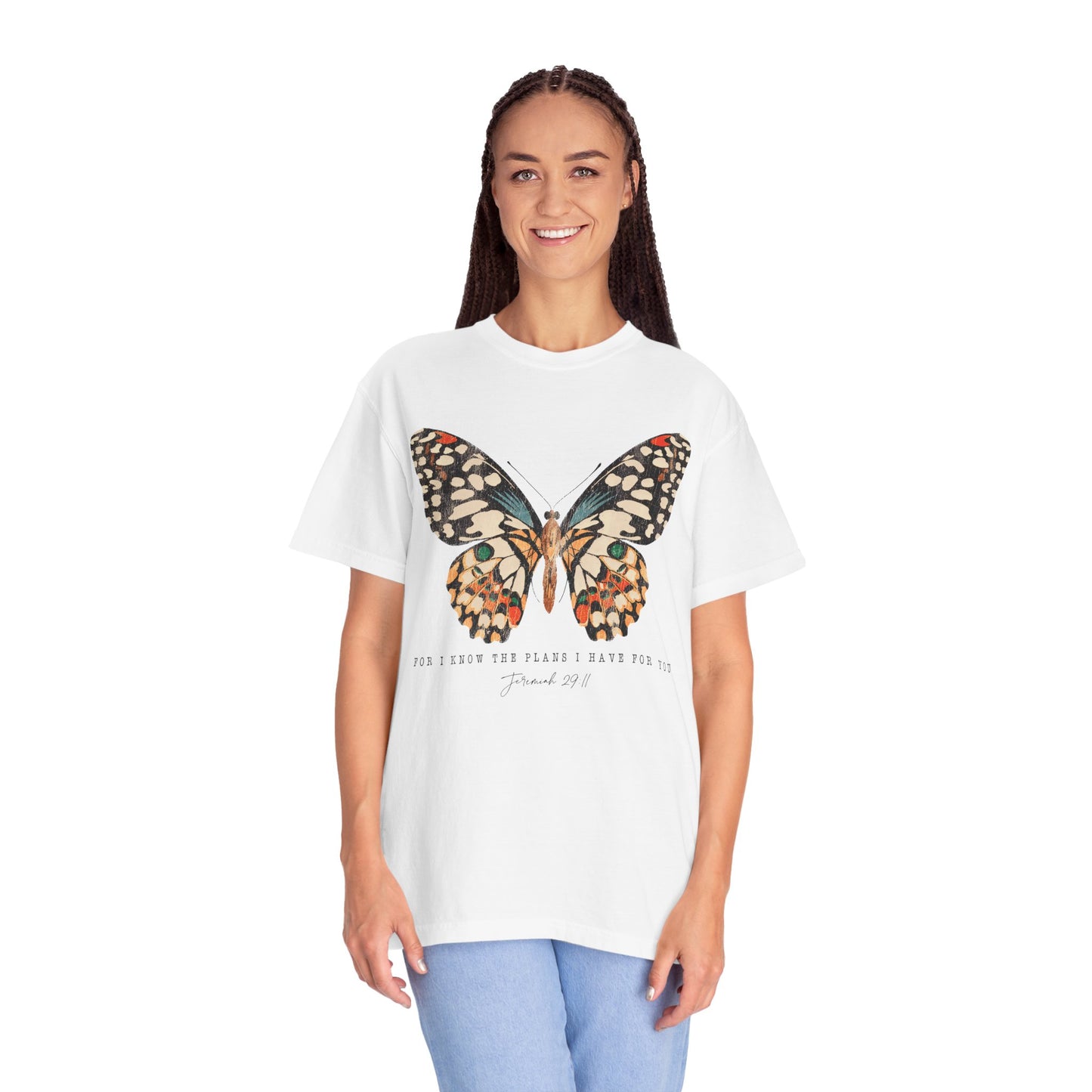 Jeremiah 29:11 Butterfly Shirt - Inspirational Christian Apparel