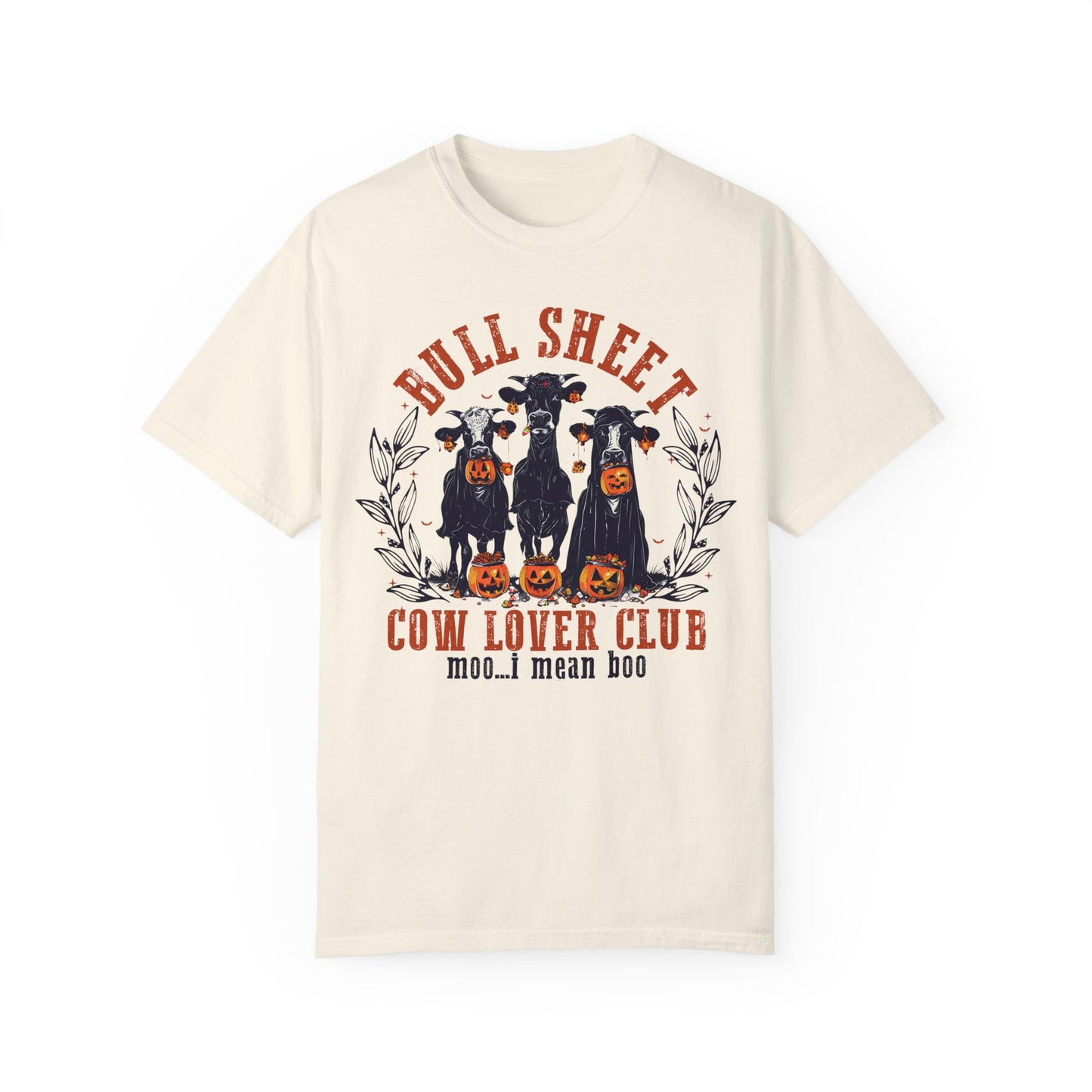Bull Sheet Cow Lover Club Shirt Ivory