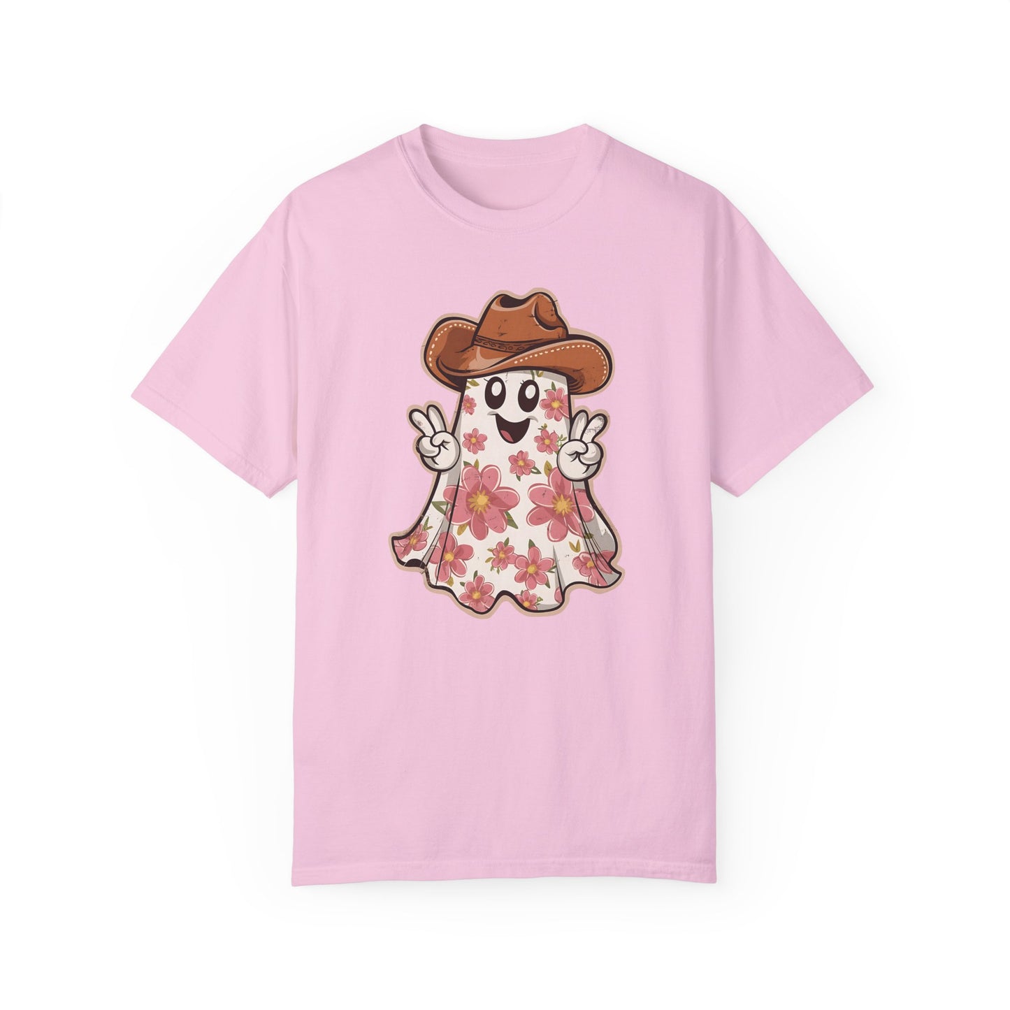 Floral Halloween Cowboy Ghost Howdy Western Shirt - Spooky Western Apparel Blossom