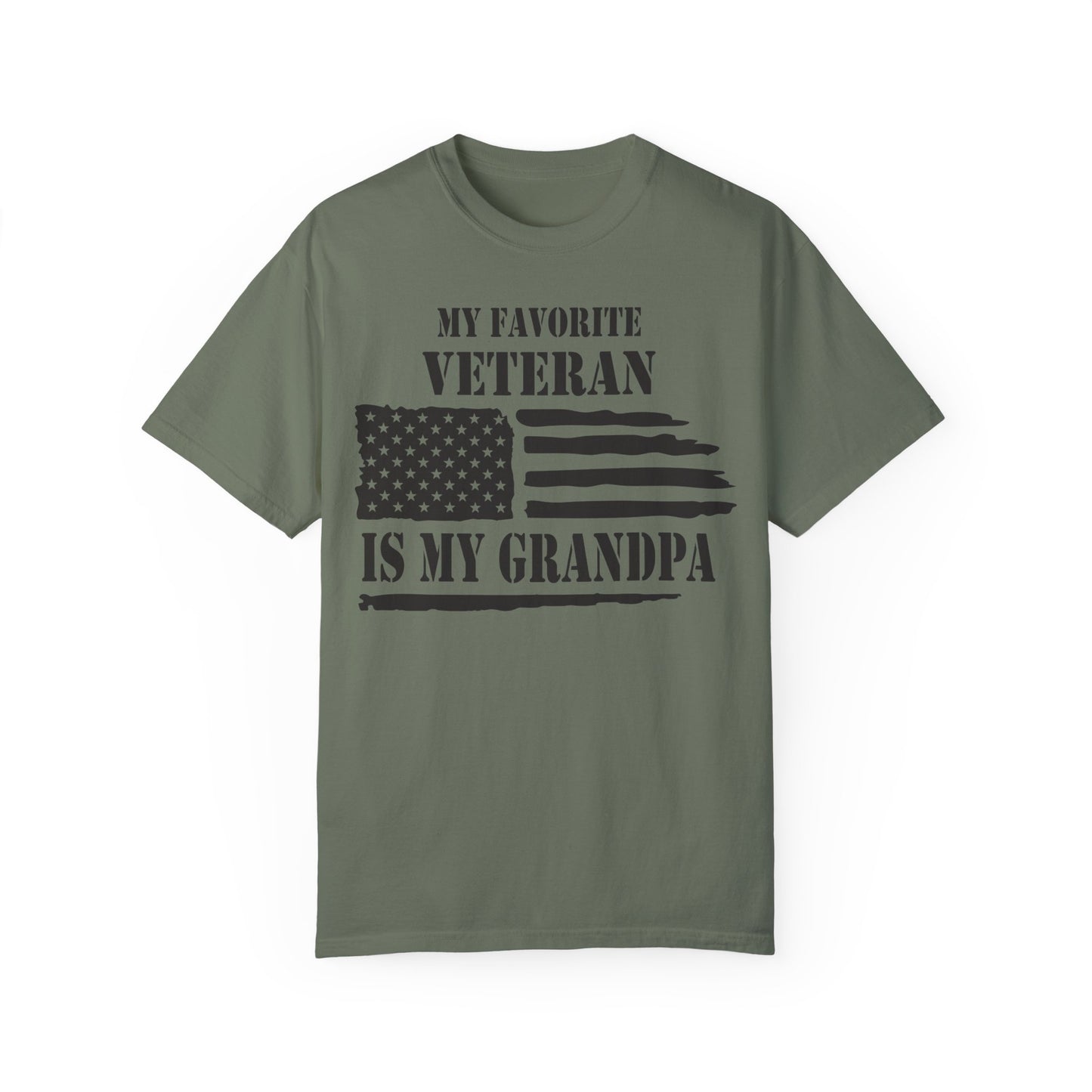 My Favorite Veteran Is My Grandpa Shirt Moss