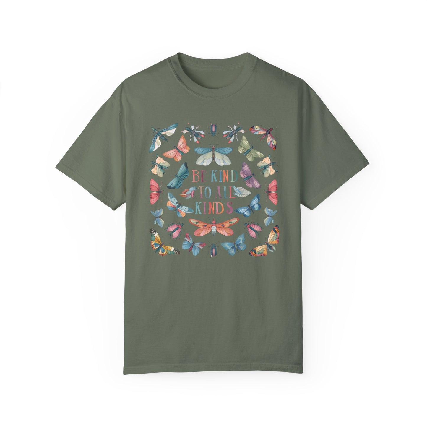 Be Kind To All Kinds Shirt Moss