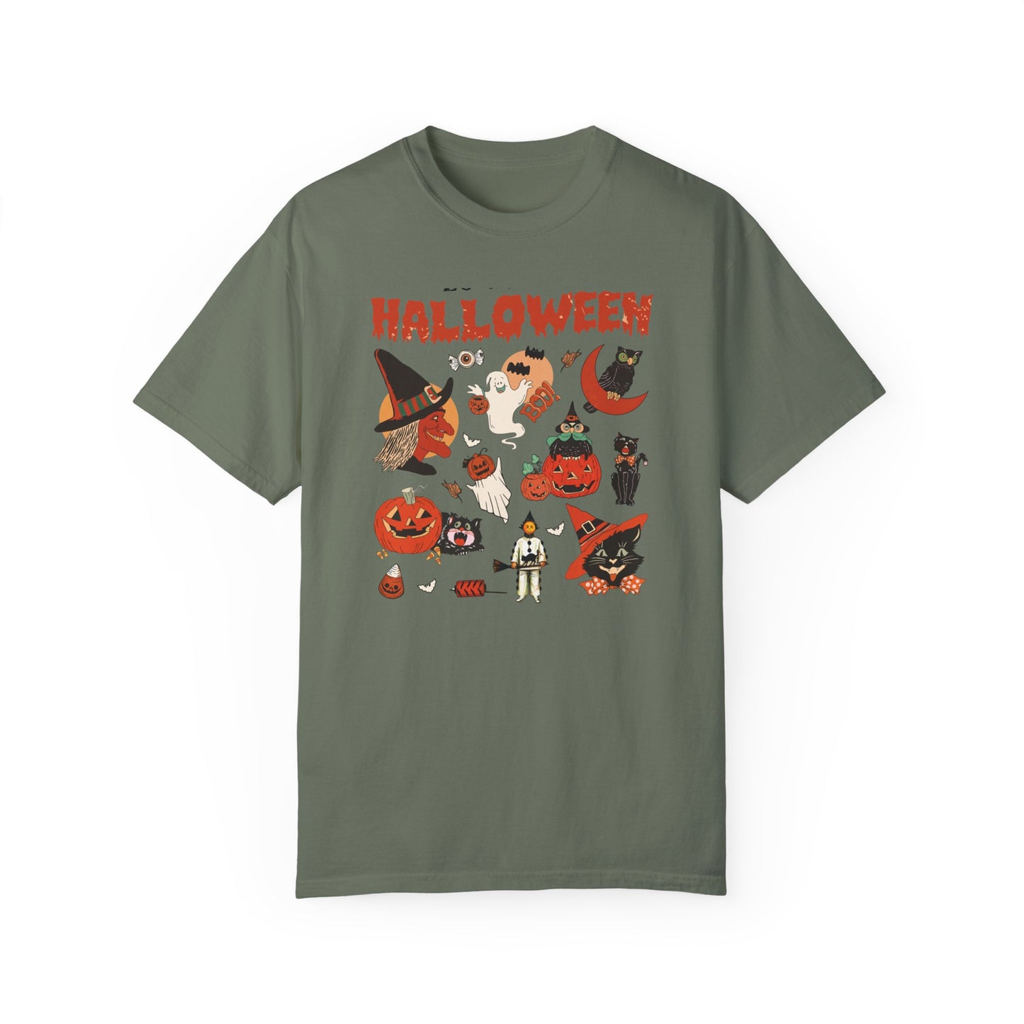 Long Live Halloween - Vintage Halloween Shirt Moss