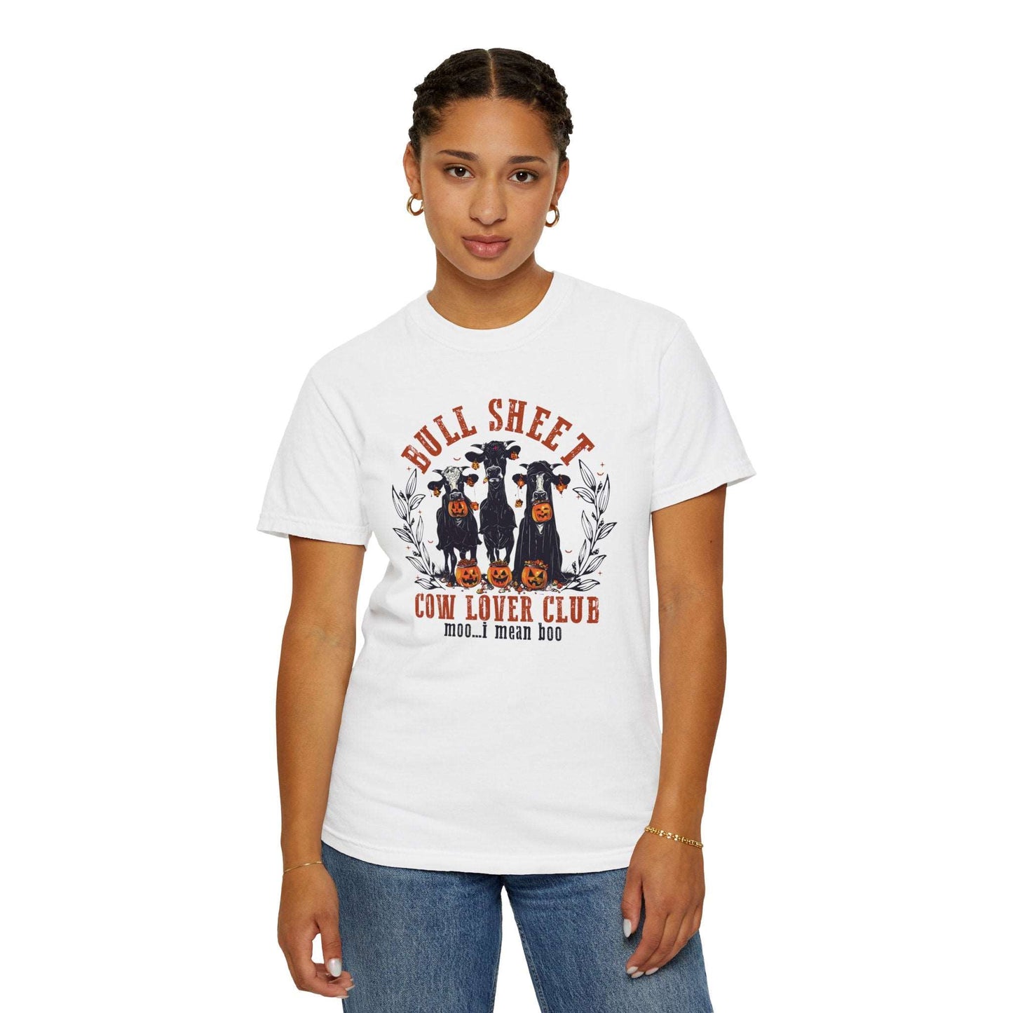 Bull Sheet Cow Lover Club Shirt, Spooky Cow Halloween