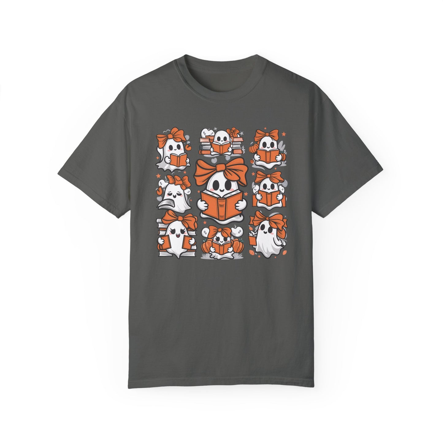 Ghost Reading Shirt, Teacher Halloween Shirt Pepper
