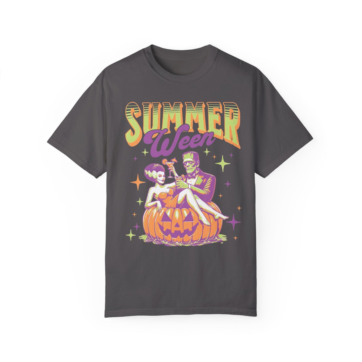 Summer Ween Funny Monster Beach Party Shirt Graphite