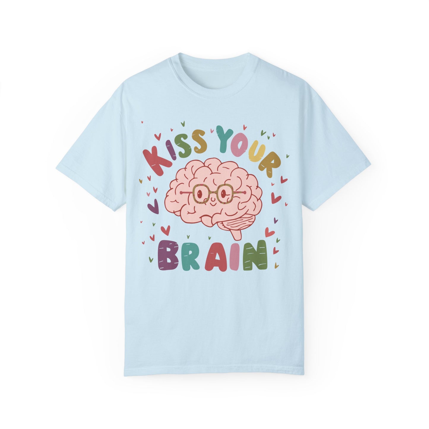 Teacher Shirt - Kiss Your Brain Shirt Chambray
