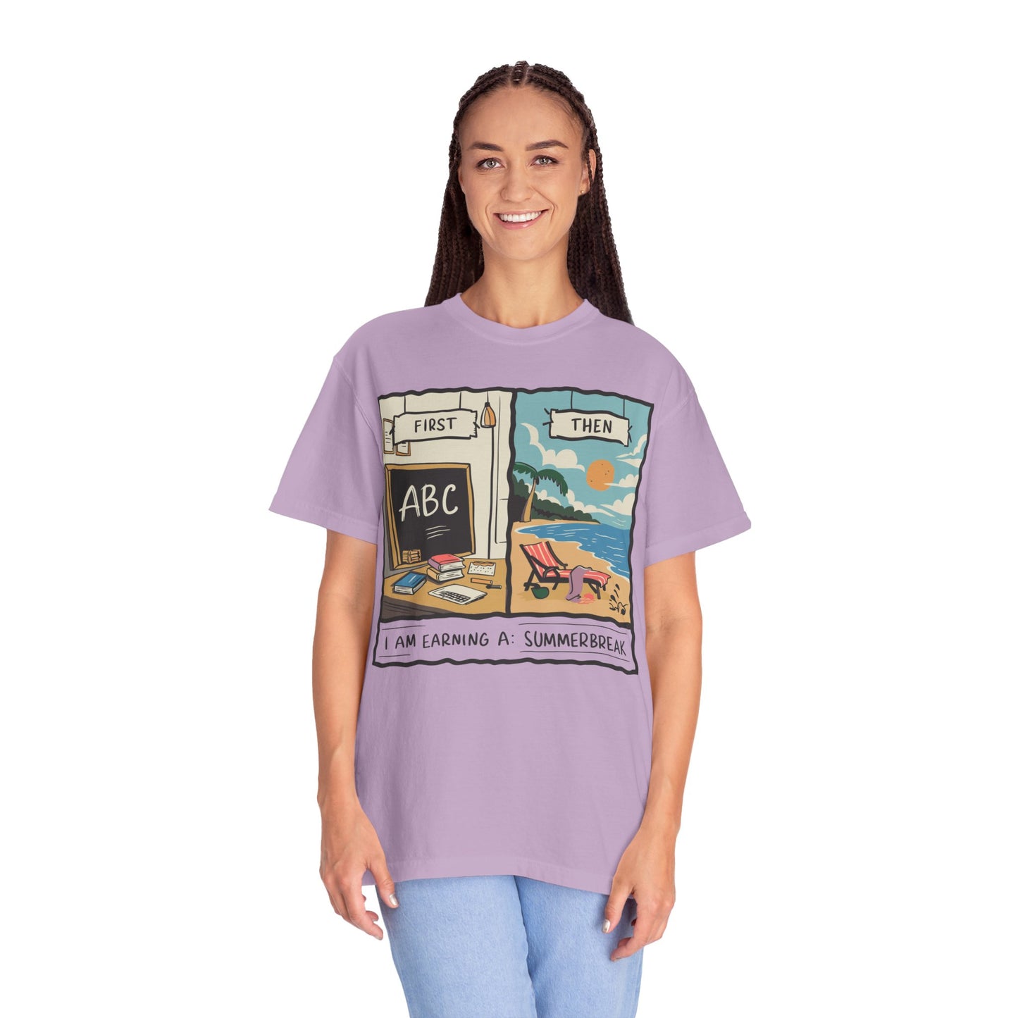 First Teach Then Beach School Out For Summer Shirt - Teacher Vacation Apparel