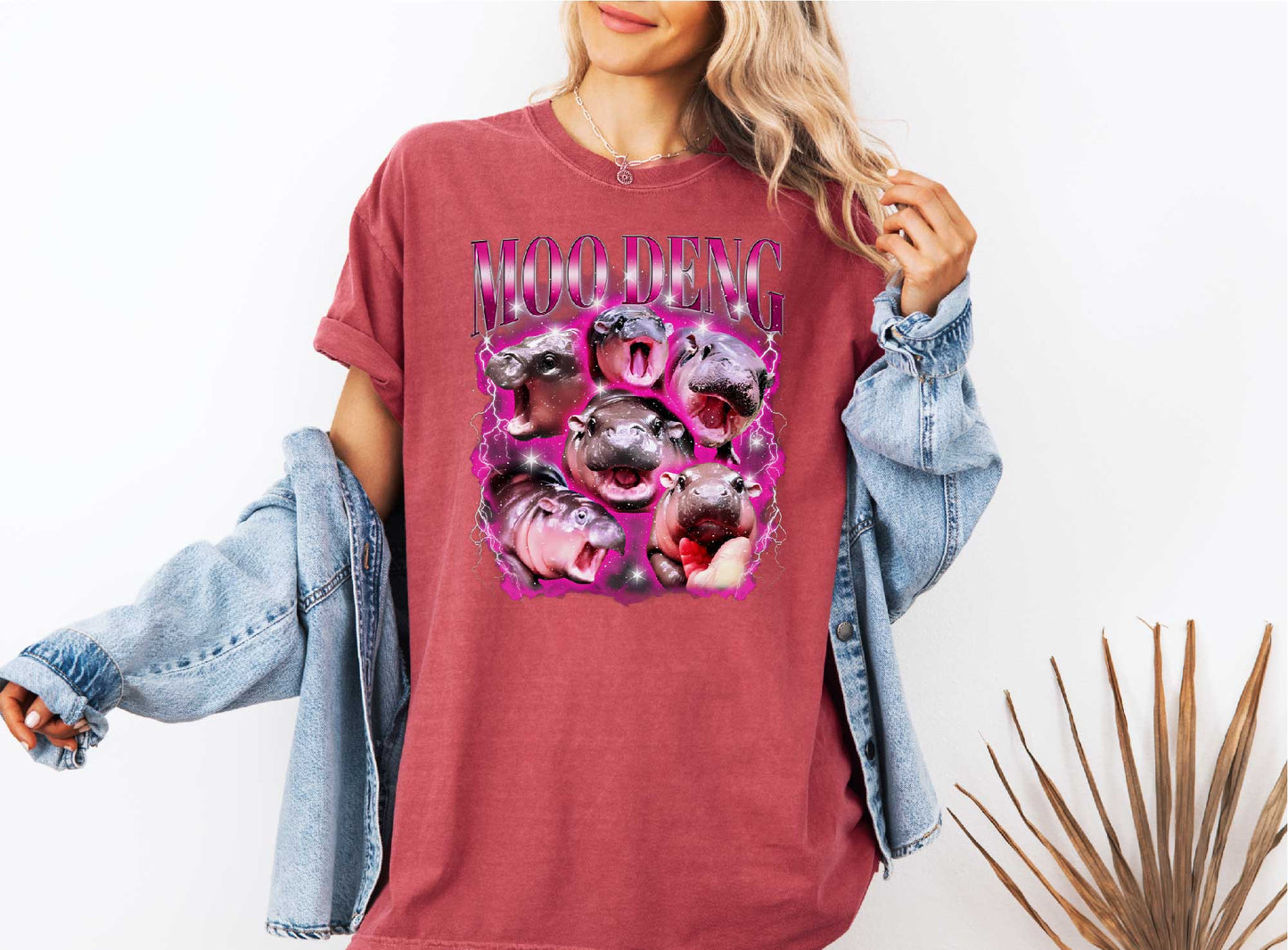 Moo Deng Memes T-shirt
