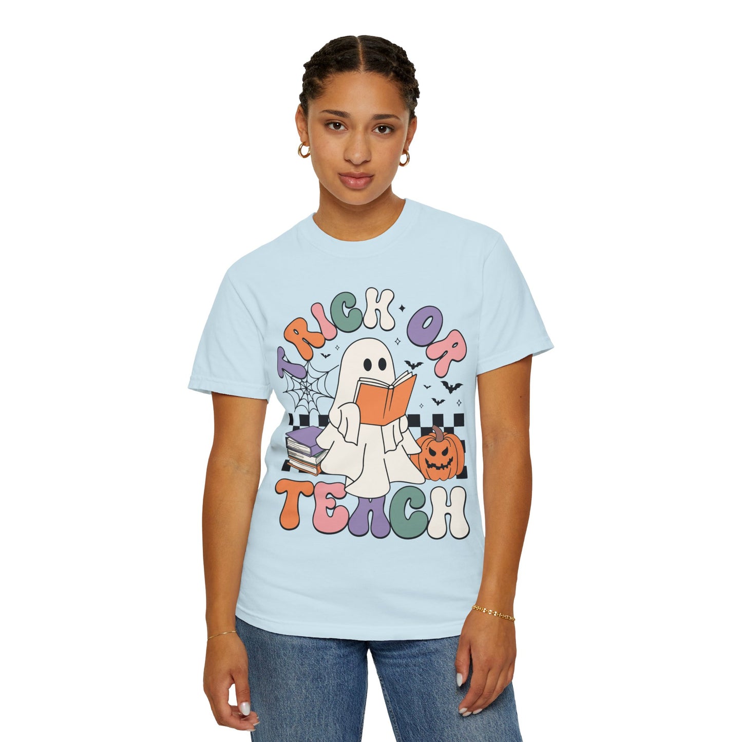 Comfort Colors Teacher Halloween Shirt - Trick or Teach Shirt