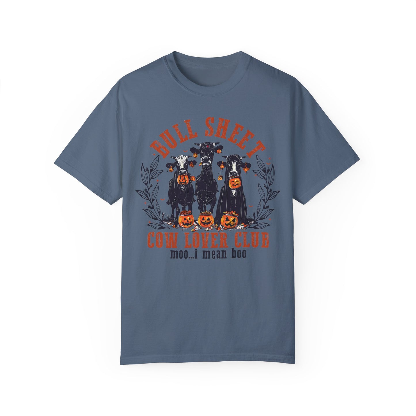 Bull Sheet Cow Lover Club Shirt Blue Jean
