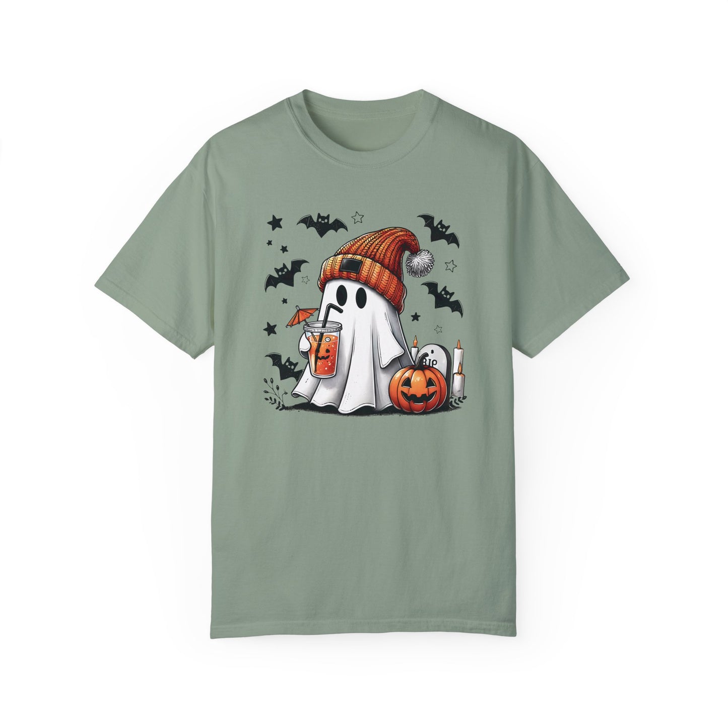 Halloween Ghost Comfort Colors Shirt, Cute Ghost Shirt, Womens Halloween Bay