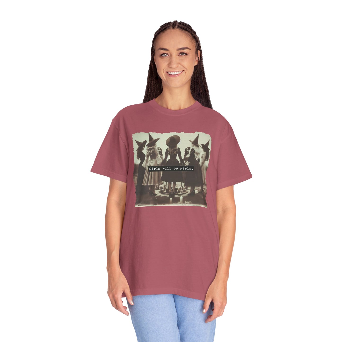 Girls Will Be Girls Shirt, Funny Feminist Comfort Colors Tee, Female Feminist Shirt