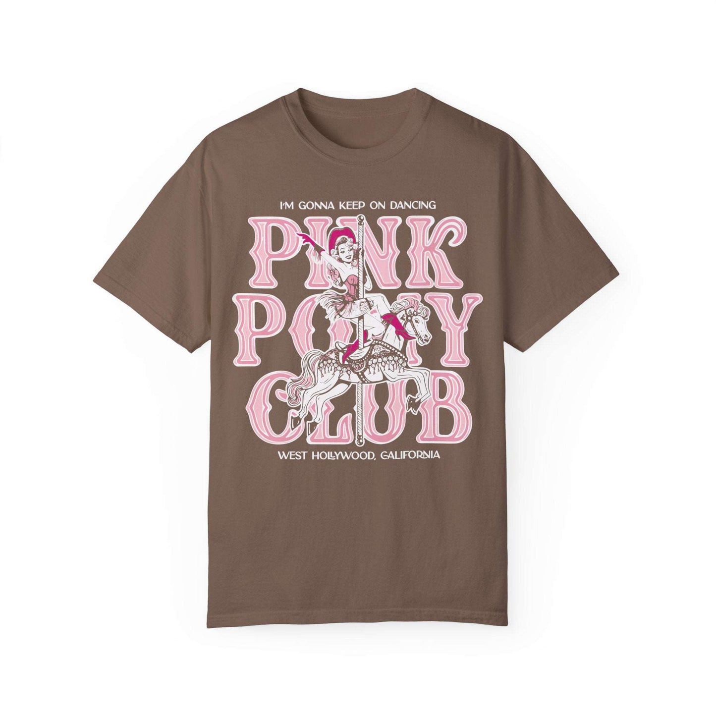 Chappell Roan Pink Pony Club Shirt- Midwest Princess 2024 Tour Tee Espresso