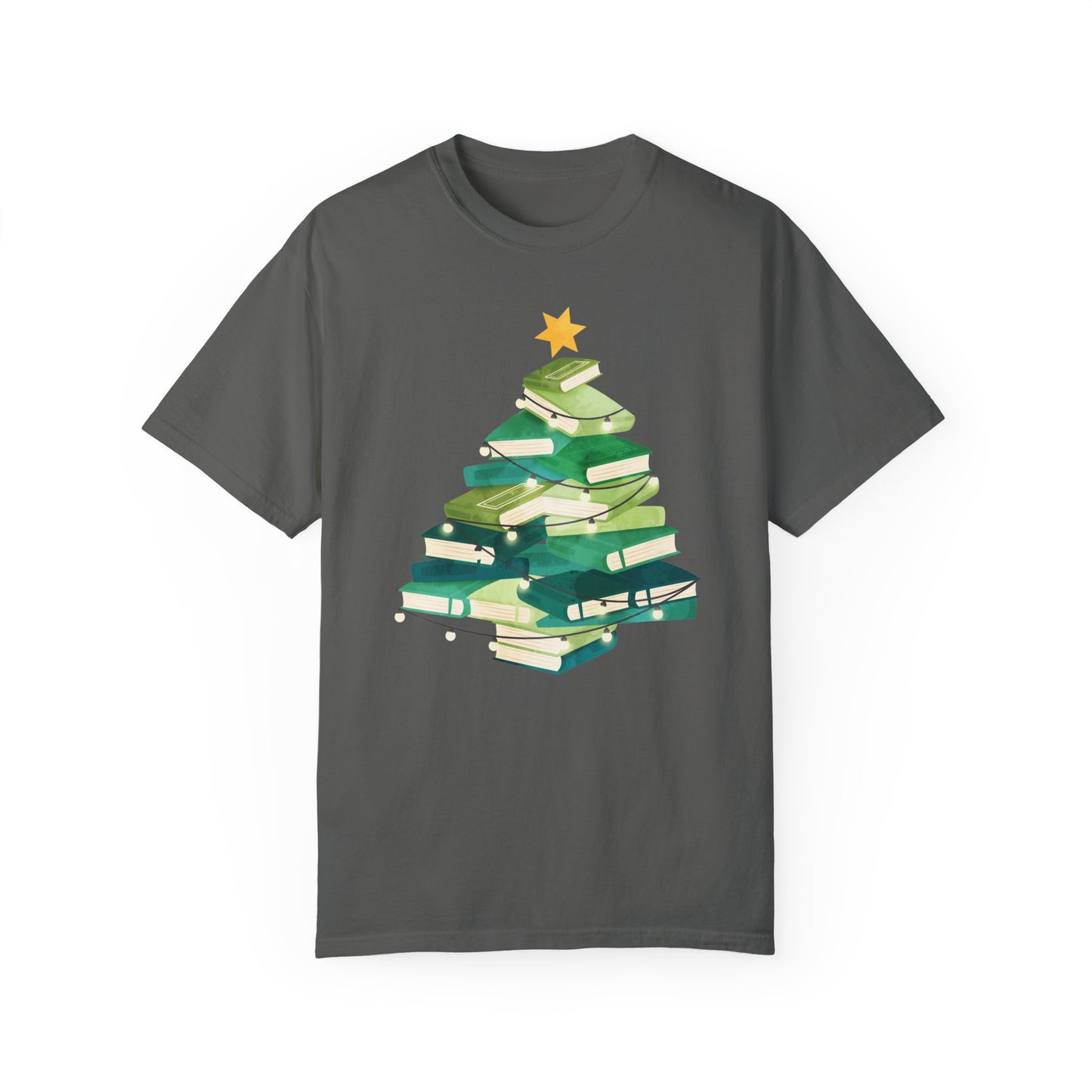 Christmas Book Tree Shirt, Christmas Gift,Book Lovers Christmas Gift,Bookworm Christmas Shirt Pepper