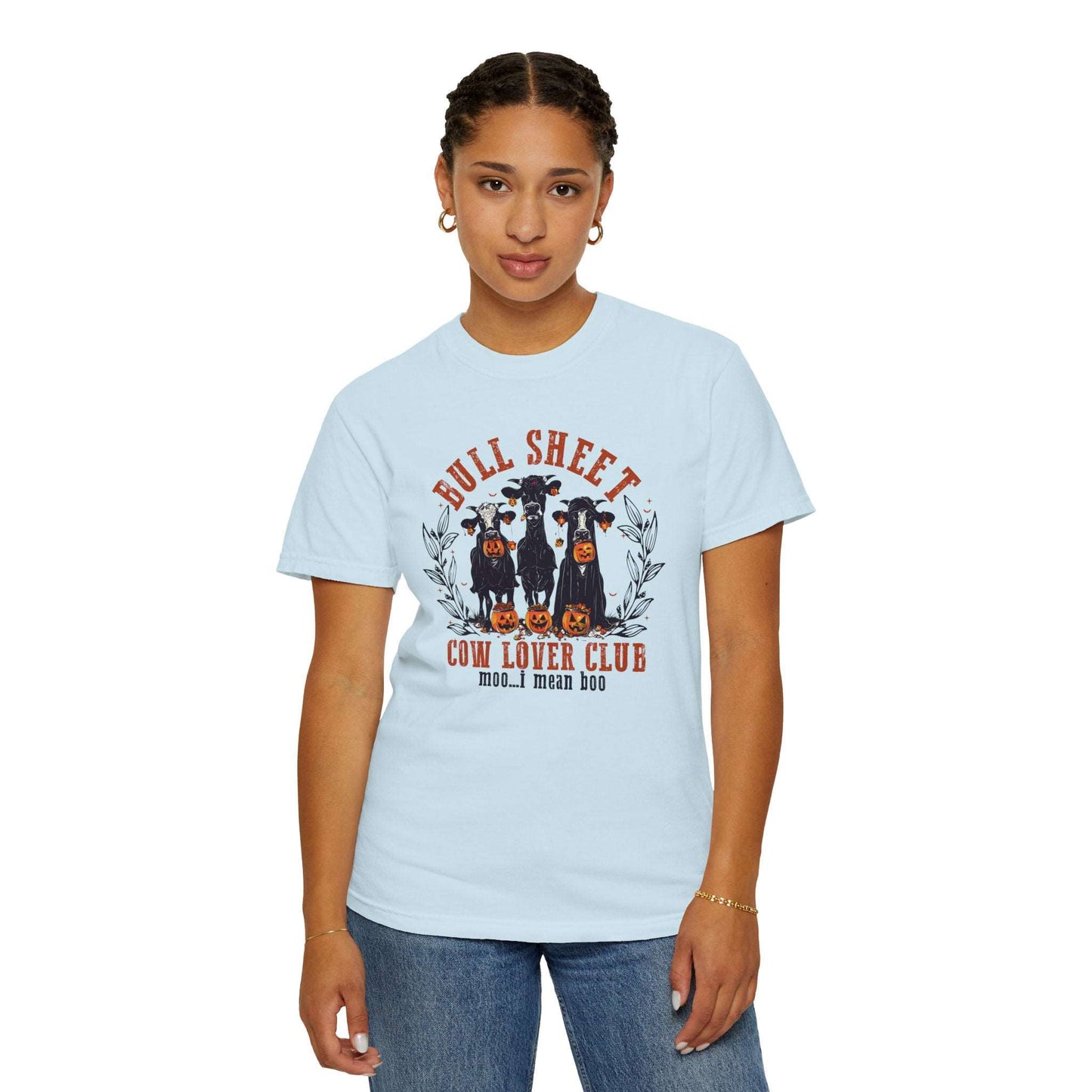 Bull Sheet Cow Lover Club Shirt, Spooky Cow Halloween