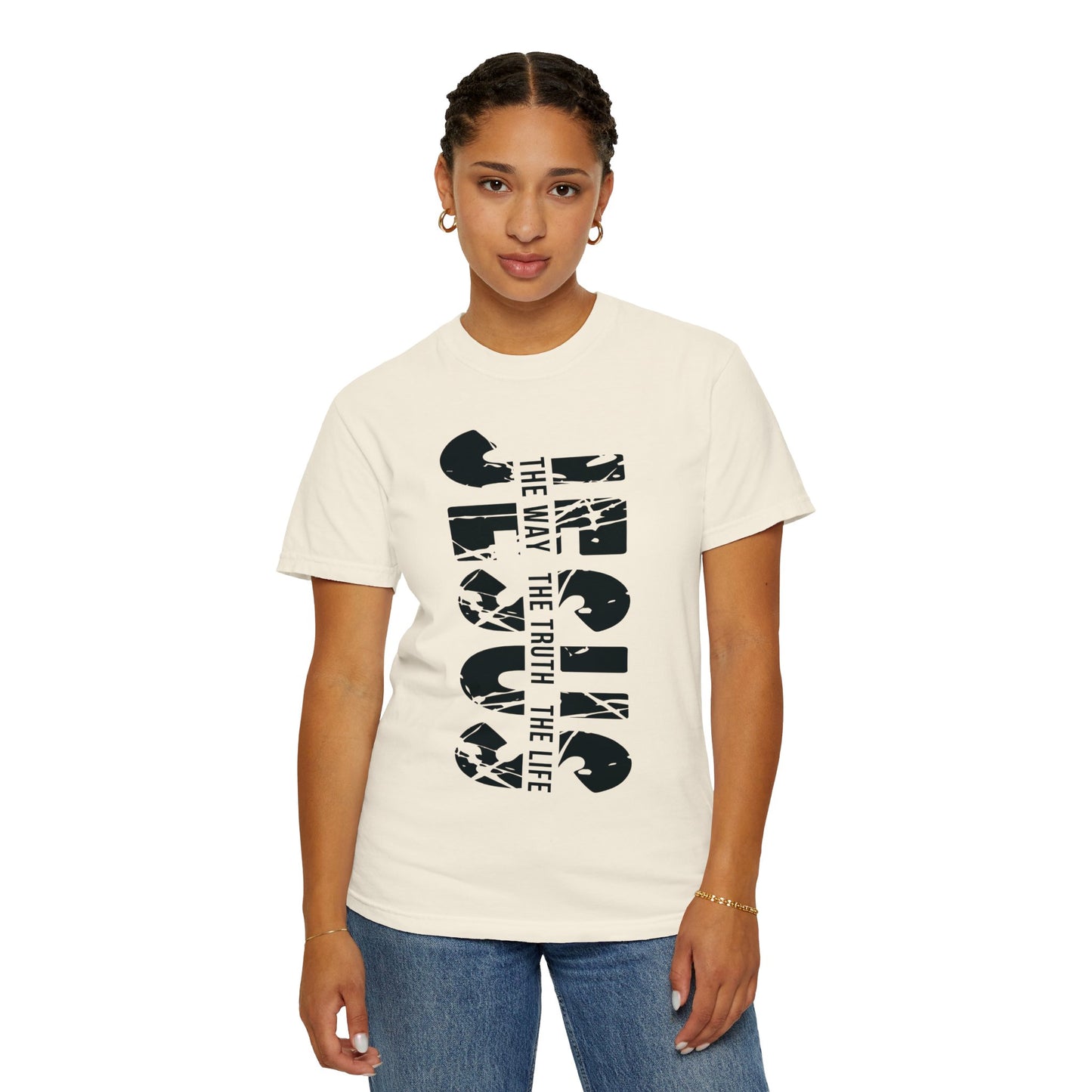 Jesus Shirt,Jesus The Way The Truth The Life Comfort Colors Shirt