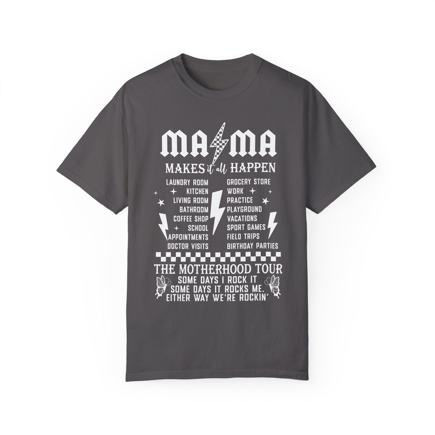 Funny Mama Summer Shirt | Humorous Mom Apparel Graphite